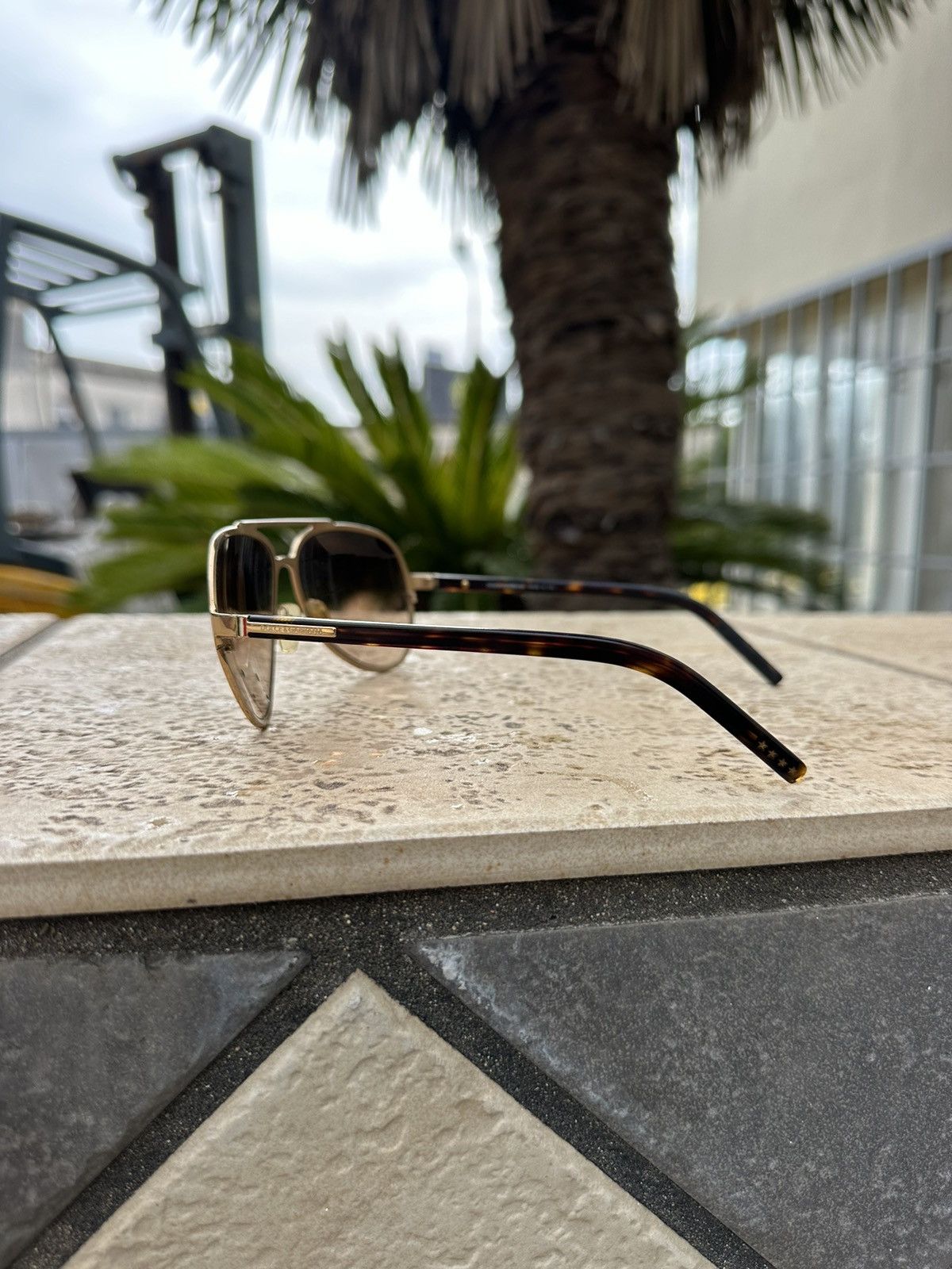 Dolce & Gabbana Dolce&Gabbana Sunglasses Vintage Aviator DG 2081 Size ONE SIZE - 3 Thumbnail
