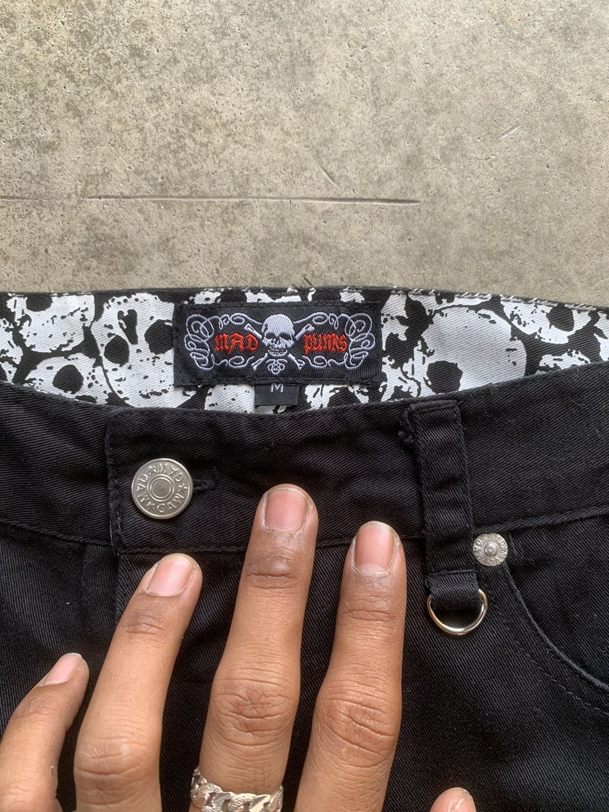 Japanese Brand Mad Punk Chaos Bondage Design Pants Size US 30 / EU 46 - 7 Thumbnail