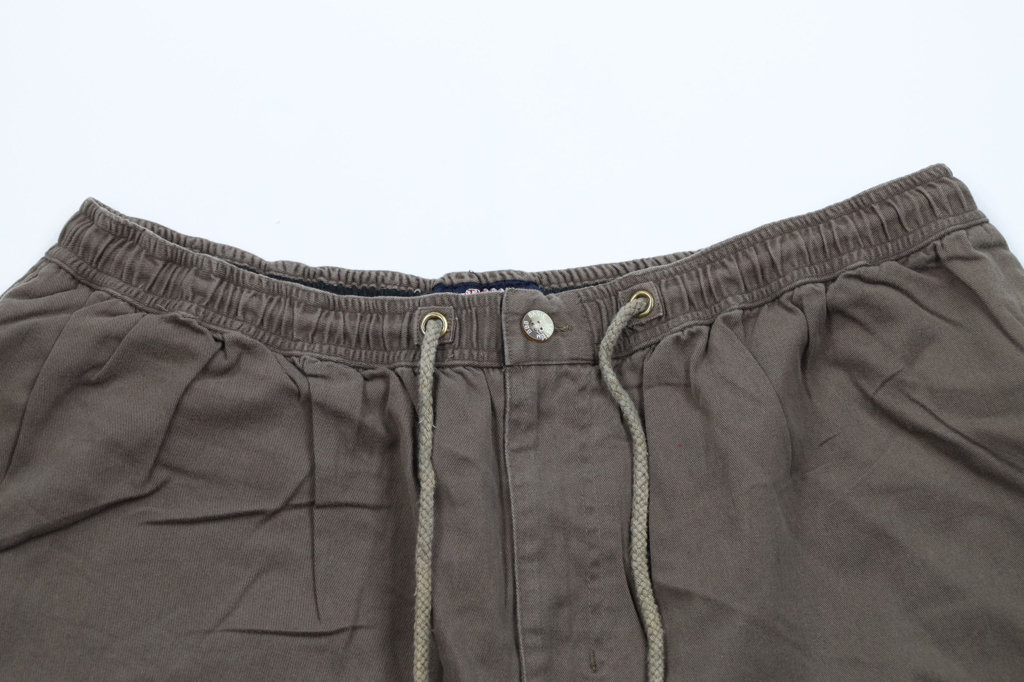Vintage Vintage 90s Streetwear Blank Above Knee Shorts Green Cotton Size US 36 / EU 52 - 2 Thumbnail