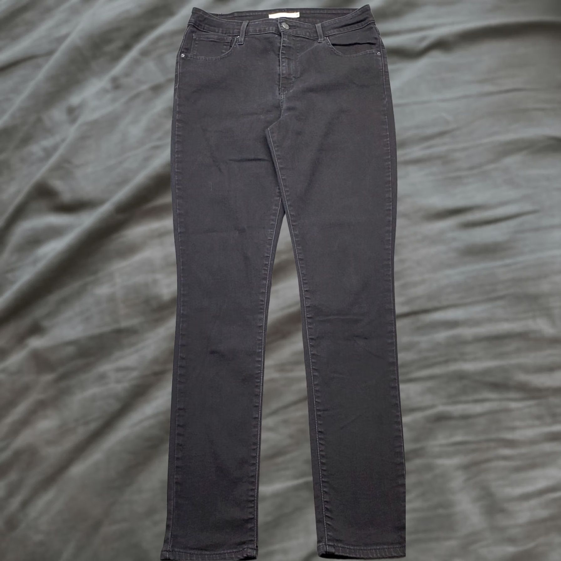 Levi's Levi's 721 Skinny Jeans Womens Black Denim High Rise Stretch Streetwear Size 24" / US 00 / IT 34 - 1 Thumbnail
