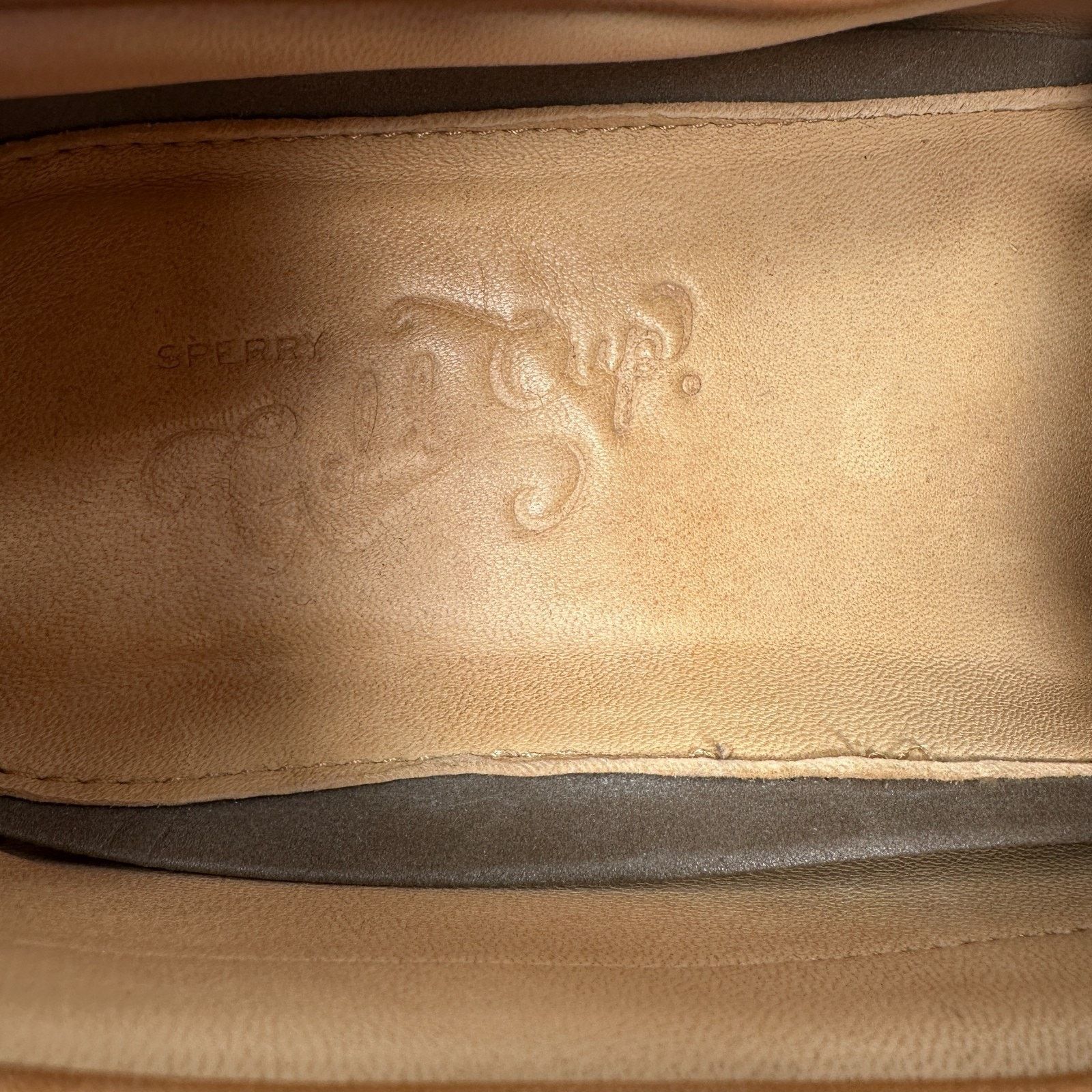 Sperry Sperry Gold Cup Boat Shoe Men’s 14 Wide Tan Leather Lace-Up Size US 14 / EU 47 - 7 Thumbnail