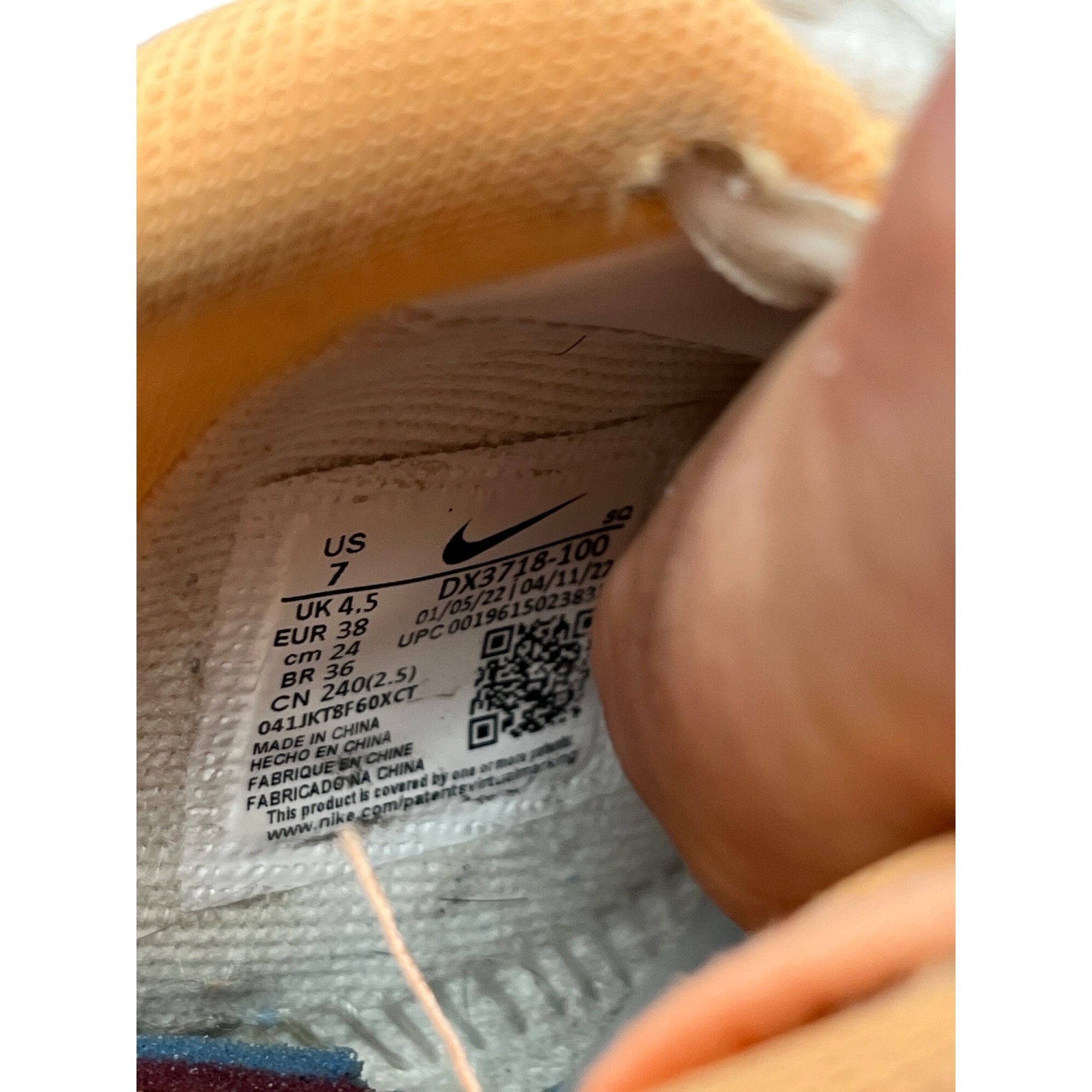 Nike Nike Air Force 1 DX3718-100 wms shadow white multi color sne Size US 7 / IT 37 - 6 Thumbnail