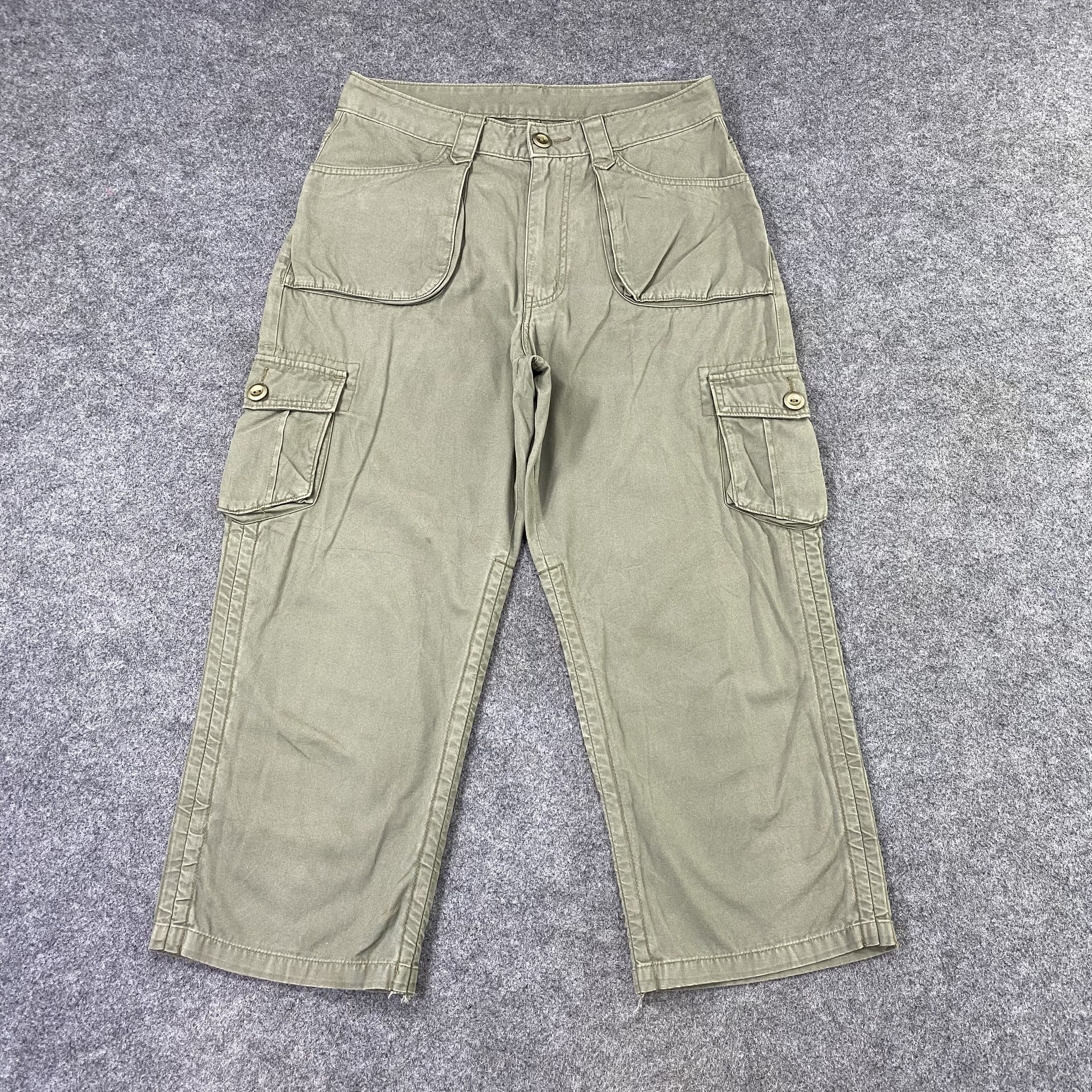 Japanese Brand Japanese Brand Faded Green Cargo Short Pants -C050 Size US 28 / EU 44 - 1 Thumbnail