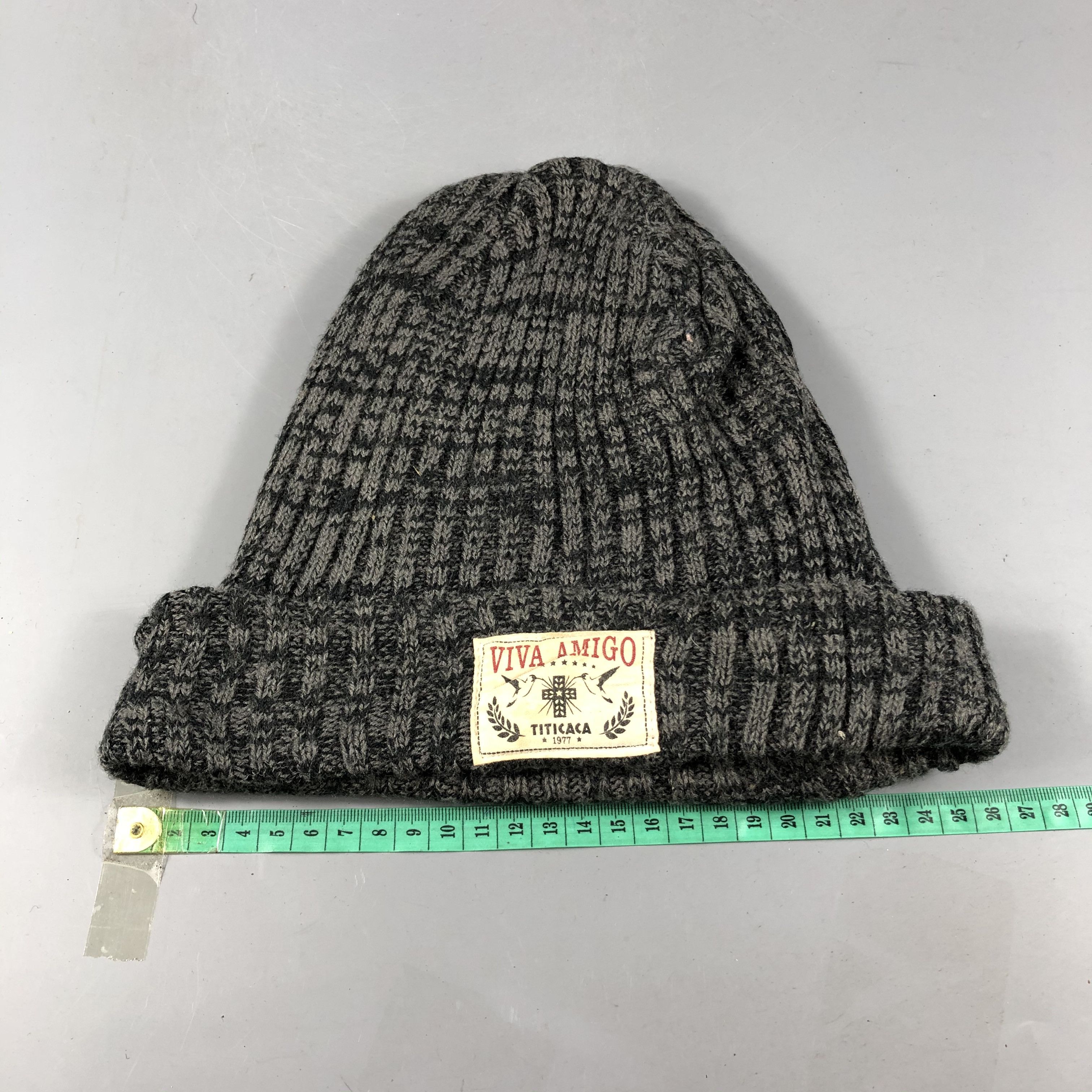 Vintage Titicaca Viva Amigos Knit Beanie Snowcap Snow Hat B737 Size ONE SIZE - 3 Thumbnail