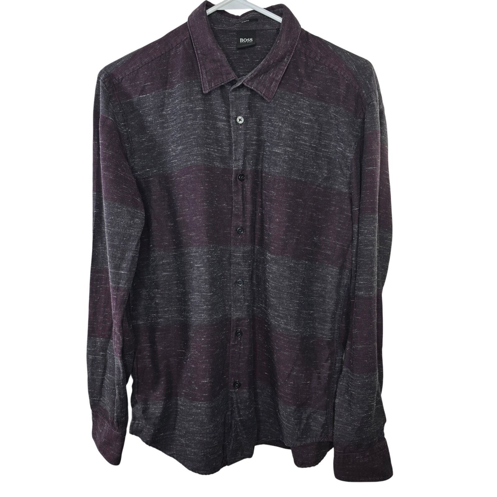 Hugo Boss Boss Hugo Boss Slim Fit Leggiuno Italian Fabric Shirt Large Size US L / EU 52-54 / 3 - 1 Thumbnail