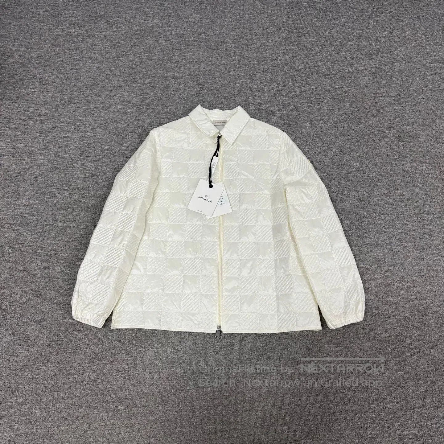 Moncler Moncler 24 Camicia Checkerboard Zip Jacket. Size US XS / EU 42 / 0 - 5 Thumbnail