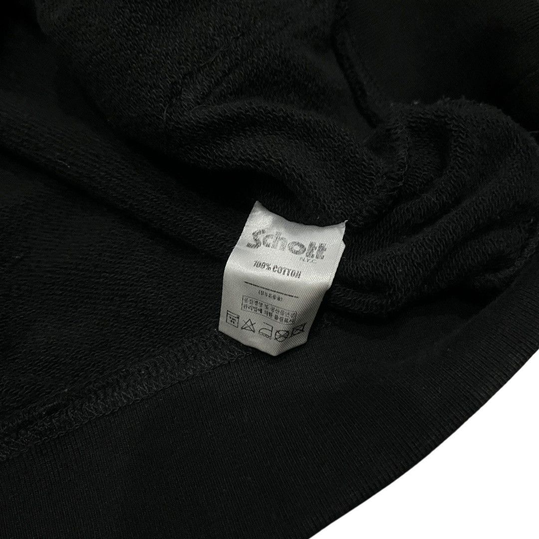 Schott CRAZY VINTAGE🖤Schott Bros Half Zip Hoodie–American Classic! Size US L / EU 52-54 / 3 - 8 Thumbnail