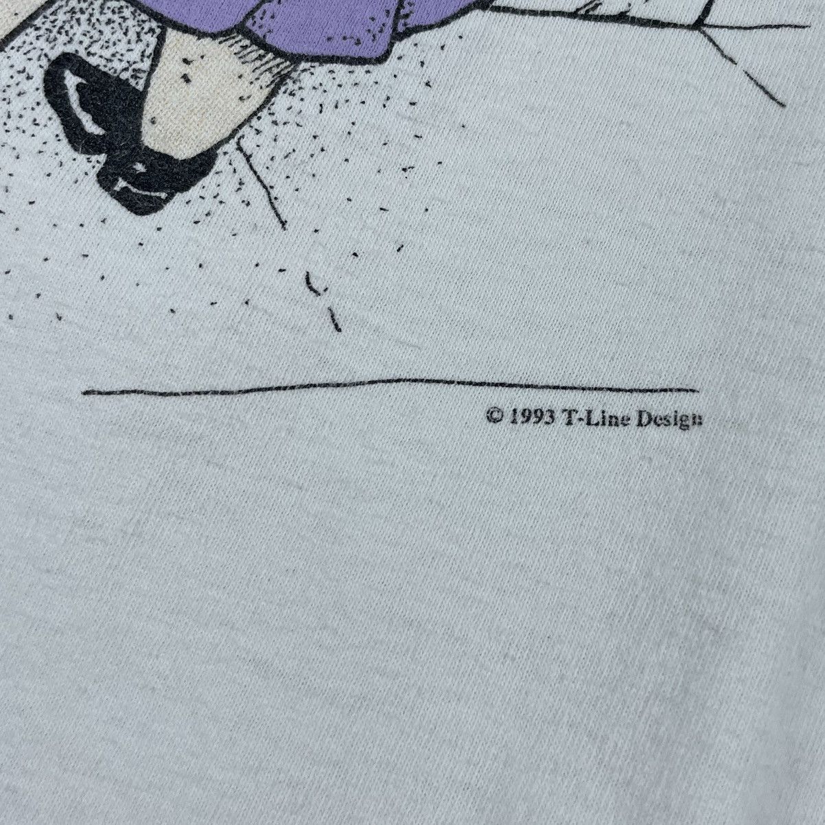 Cartoon Network LEE Vintage 1993 Lost Dog T-Shirt Funny Comic Tee Size US XL / EU 56 / 4 - 5 Thumbnail