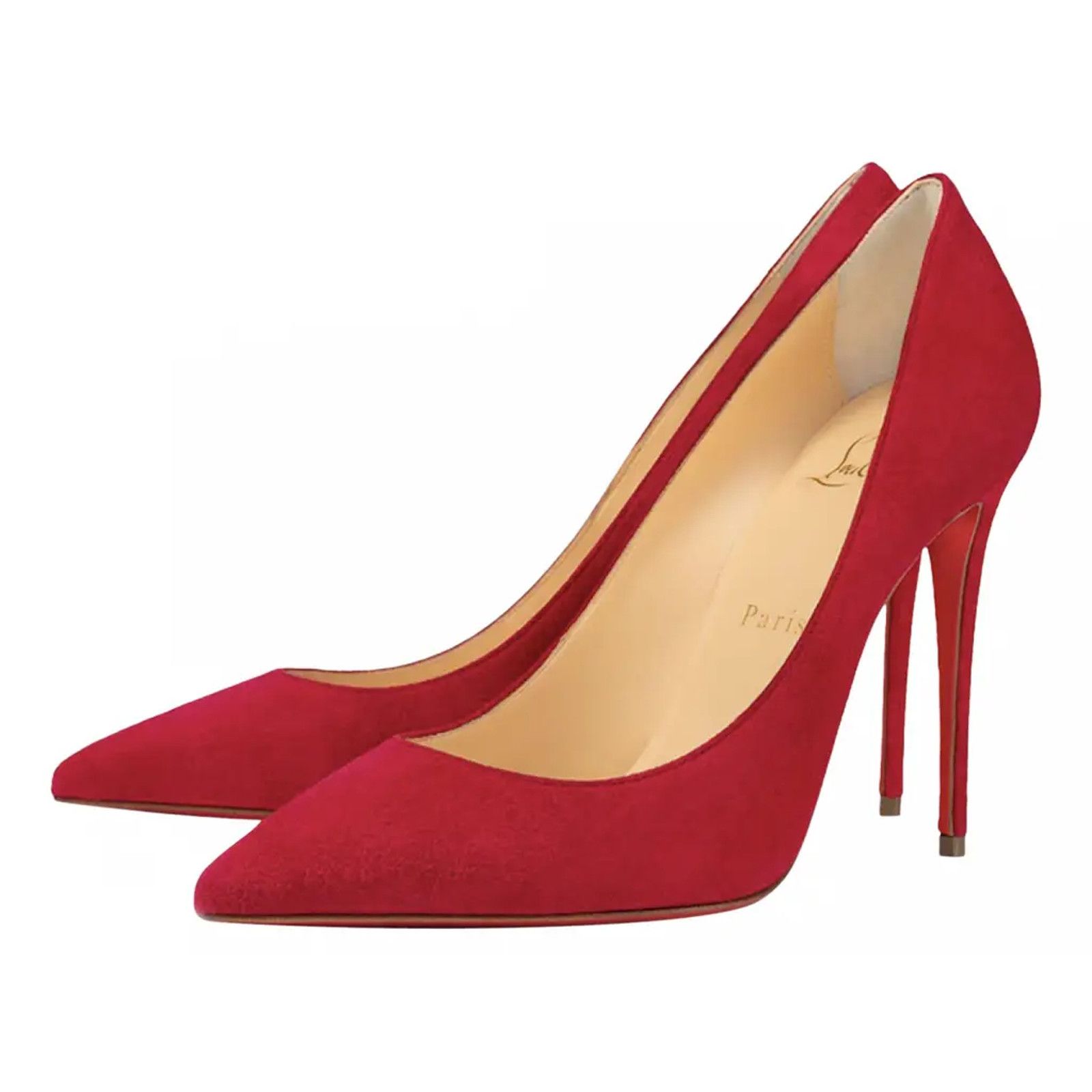 Kate 100 Persan Pink Raspberry Suede Pointed Heel Pump 41