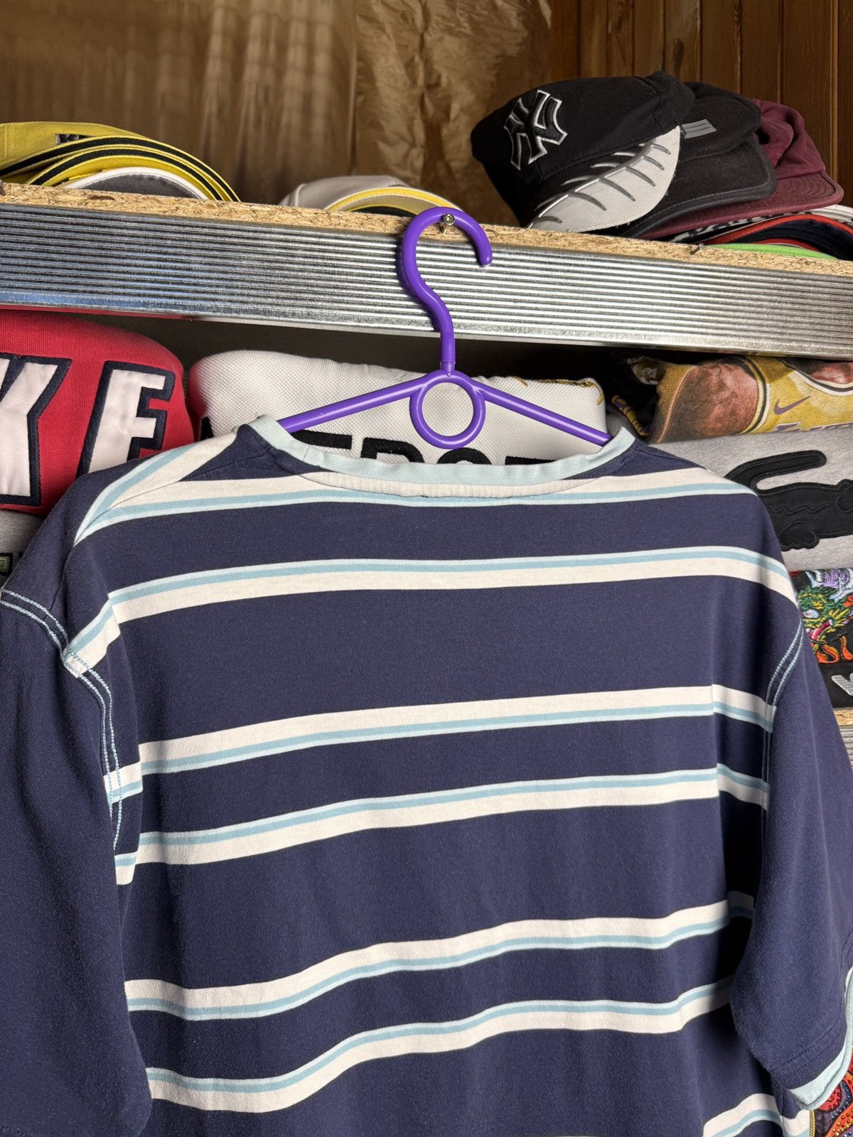 Yves Saint Laurent Vintage 90s Yves Saint Laurent YSL Striped Tee Tshirt Size US XL / EU 56 / 4 - 5 Thumbnail