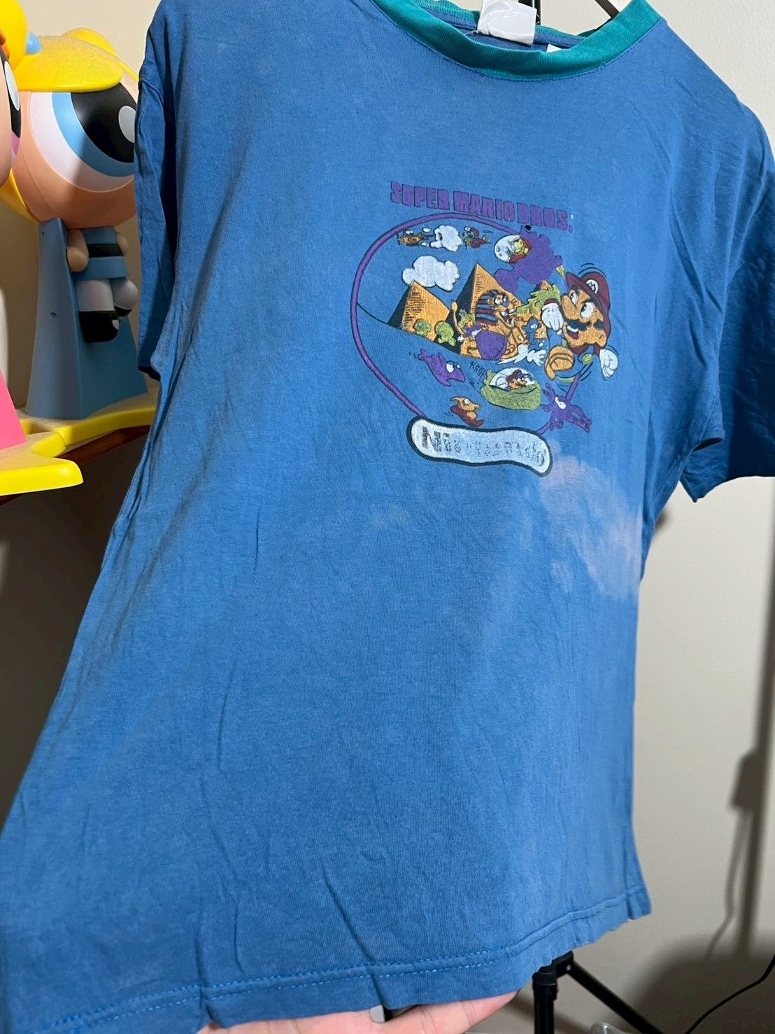 Nintendo × Vintage Vintage 1991's Super Mario Bros Shirt Nintendo bnz03 Size US XS / EU 42 / 0 - 5 Thumbnail