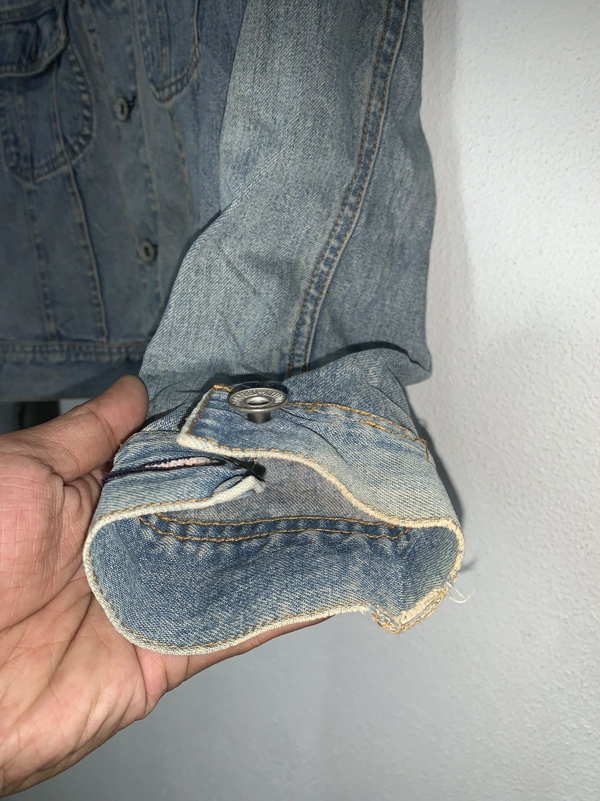 Vale Vintage 2000’s Vale Stonewash Denim jacket Size US XS / EU 42 / 0 - 9 Thumbnail