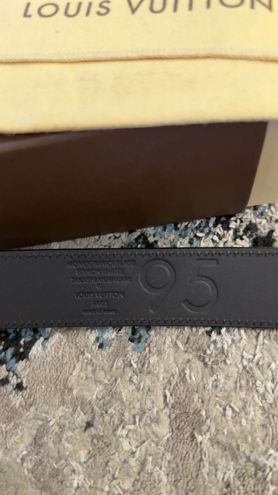 Louis Vuitton × Takashi Murakami Louis Vuitton x Takashi Murakami Monogramouflage Belt Size 32 - 7 Thumbnail