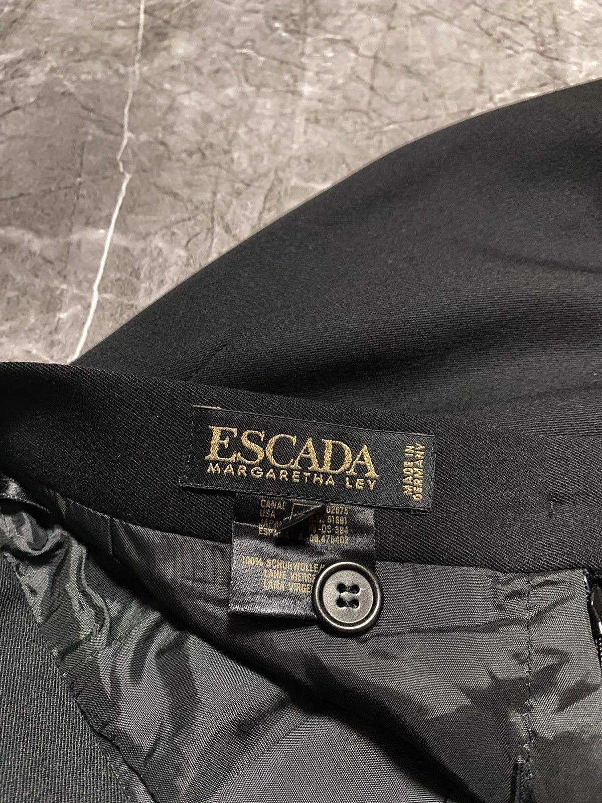 Designer × Escada × Vintage Escada vintage Lana wool midi skirt Size 30" / US 8 / IT 44 - 6 Thumbnail