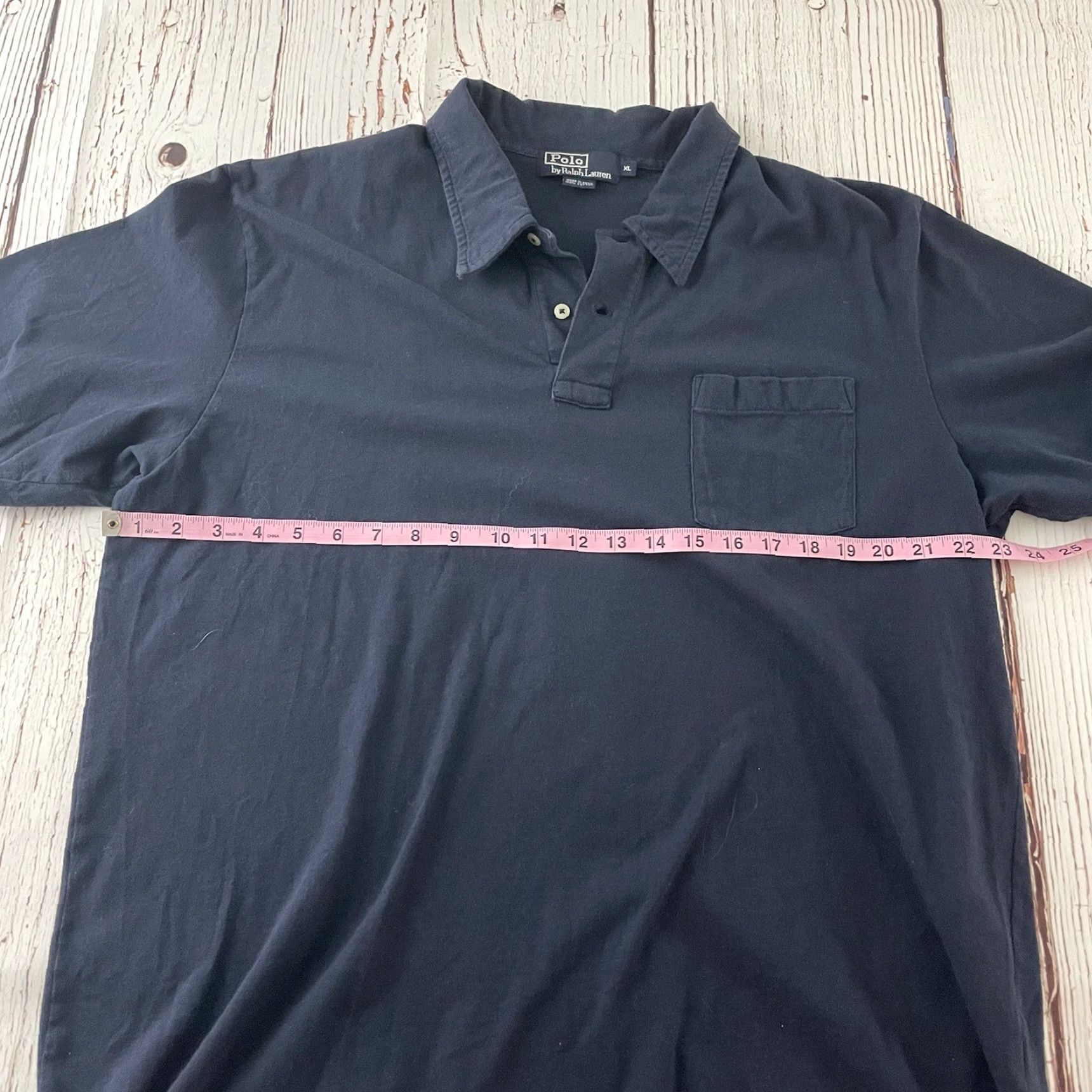 Polo Ralph Lauren Polo Ralph Lauren Short Sleeve Button Front Polo Shirt Men XL Solid Blue Shirt Men's XL Blue Polo Ralph Lauren Button-Up Short Sleeve Solid Blue Size US XL / EU 56 / 4 - 3 Thumbnail
