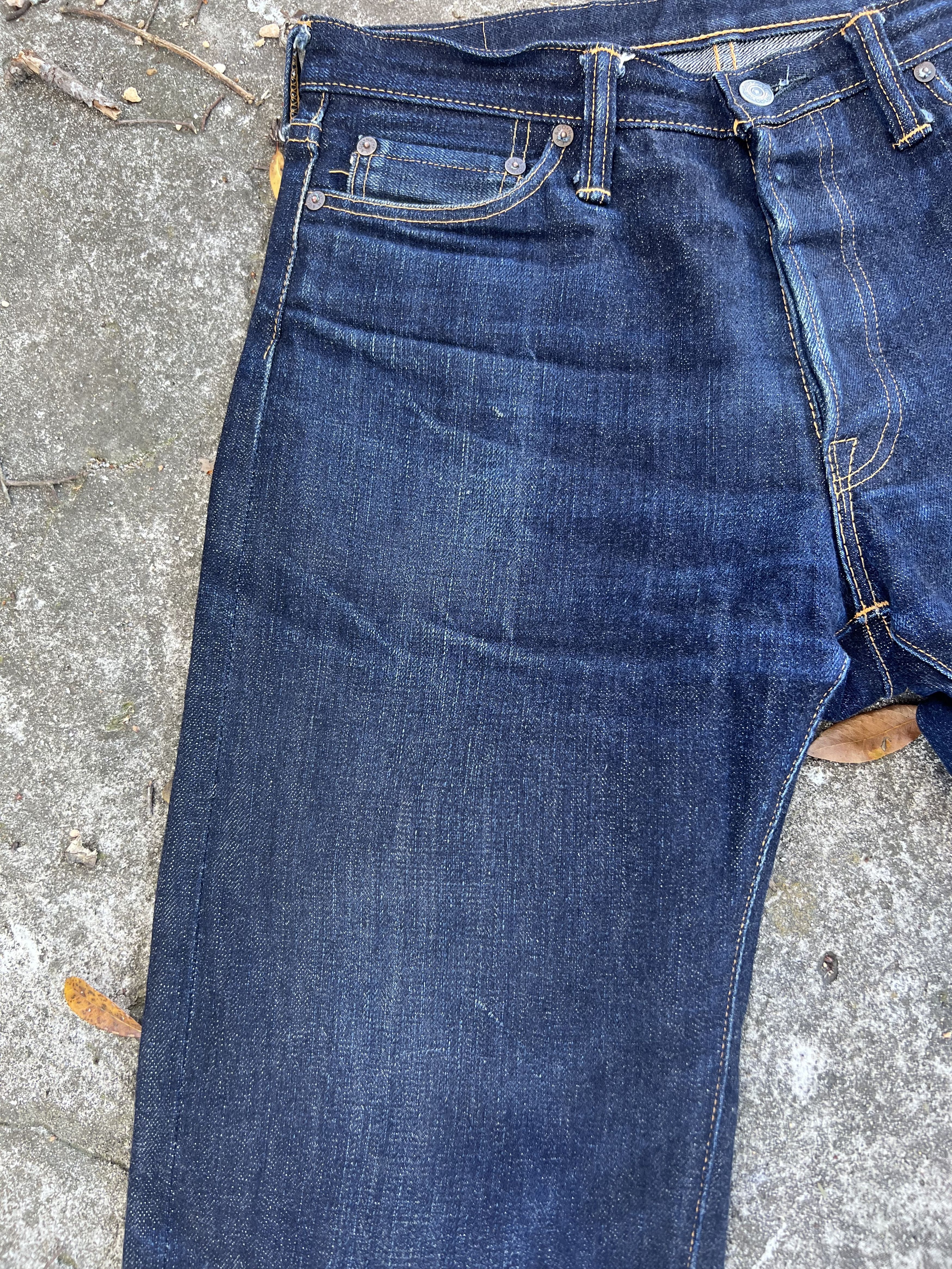 The Flat Head The Flat Head 3009 Made In Japan 14.5oz Selvedge Jeans 33x36 Size US 33 - 3 Thumbnail