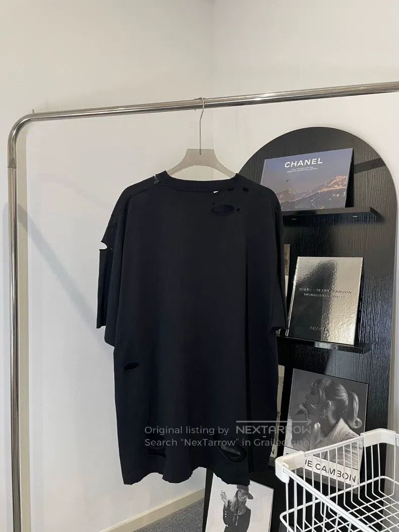 Balenciaga Balenciaga Alphabet print round neck hole black T-shirt Size US XS / EU 42 / 0 - 3 Thumbnail