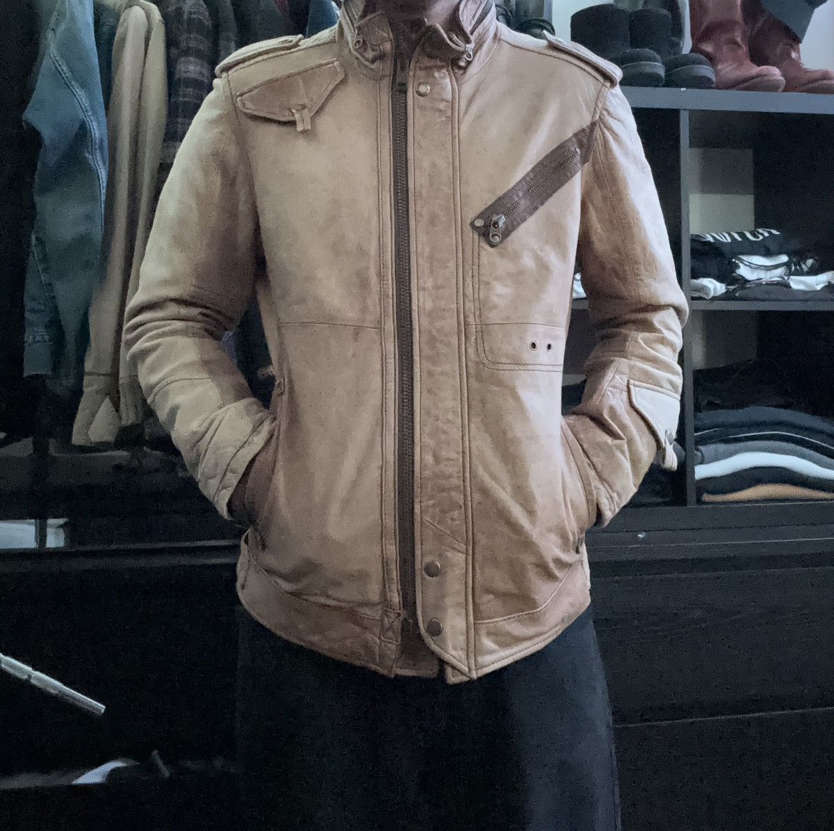 Avirex Rare Avirex 90s Real Sheep-skin Leather jacket Size US L / EU 52-54 / 3 - 13 Thumbnail