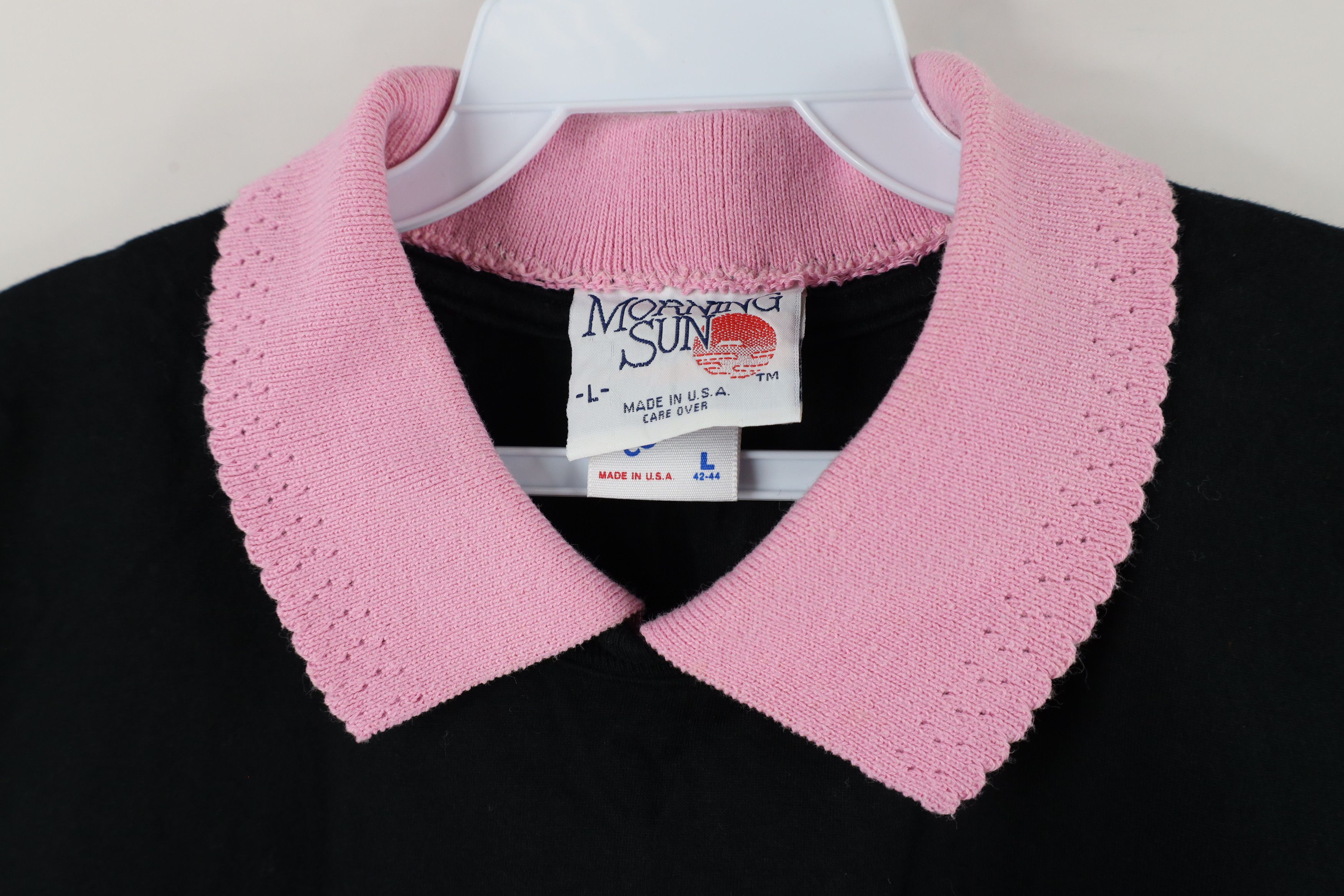 Vintage Vintage 90s Country Primitive Flower Collared T-Shirt USA Size L / US 10 / IT 46 - 6 Thumbnail