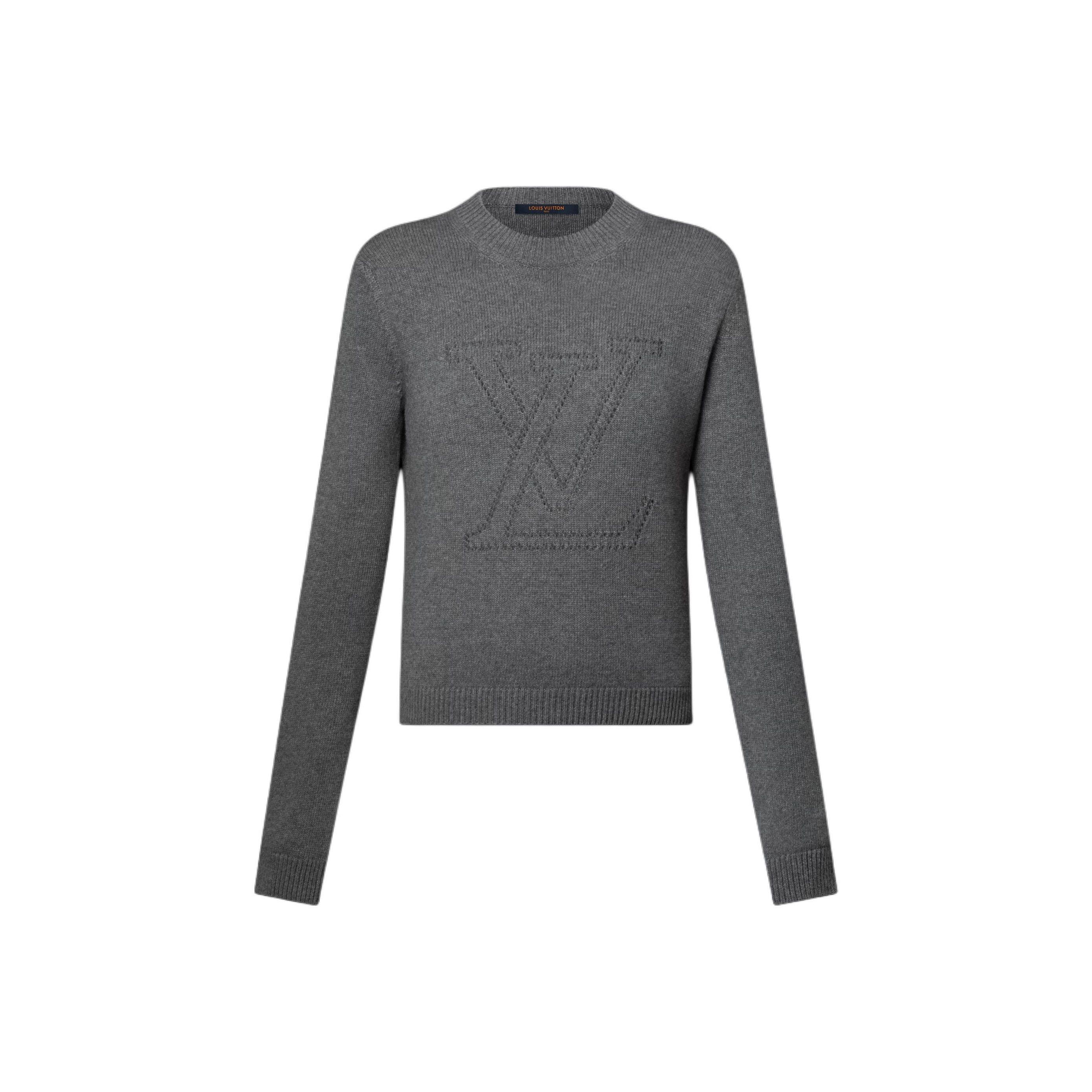Louis Vuitton Louis Vuitton Logo Embroidered Wool Cashmere Sweater S Size S / US 4 / IT 40 - 1 Thumbnail
