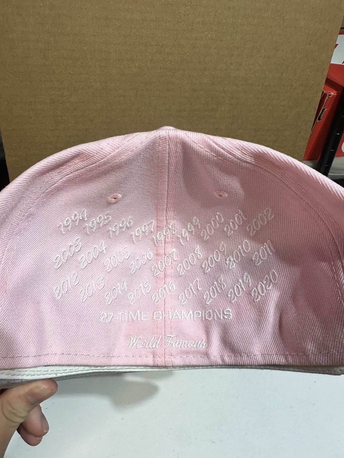 Supreme size 8 Supreme Champions Box Logo New Era Hat Fitted Size ONE SIZE - 1 Thumbnail