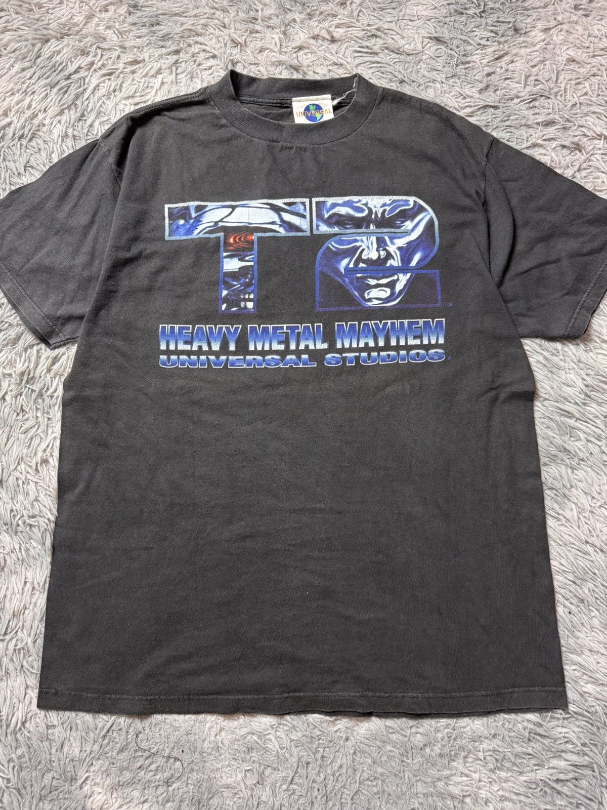 Universal Studios Vintage Terminator 2: Judgment Day Heavy Metal Mayhem Size US L / EU 52-54 / 3 - 1 Thumbnail