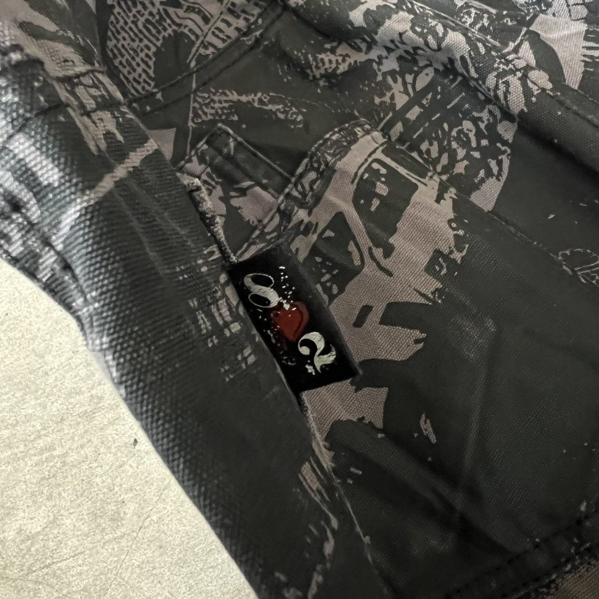 If Six Was Nine 2000’s BA-TSU Vkei Style Bottom Lace Printed Pants Size US 31 - 8 Thumbnail