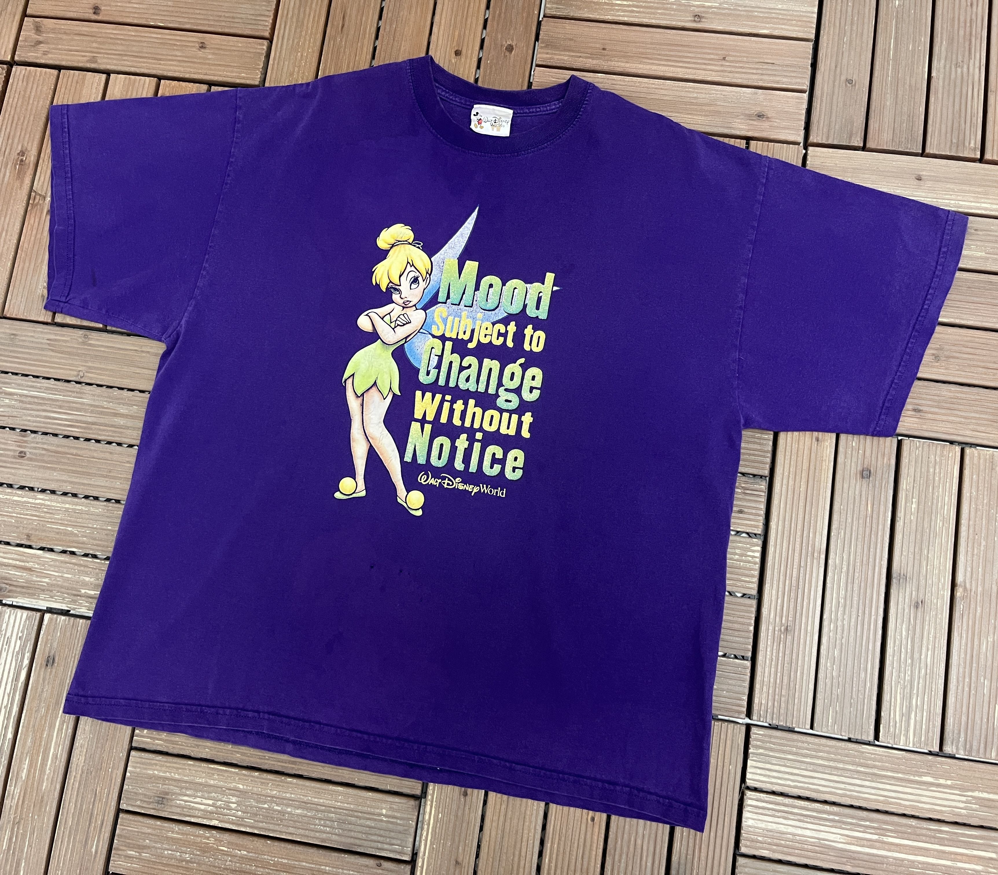 Vintage Tinkerbell Mood Subject To Change Vintage T-Shirt Tee Size US XL / EU 56 / 4 - 3 Thumbnail