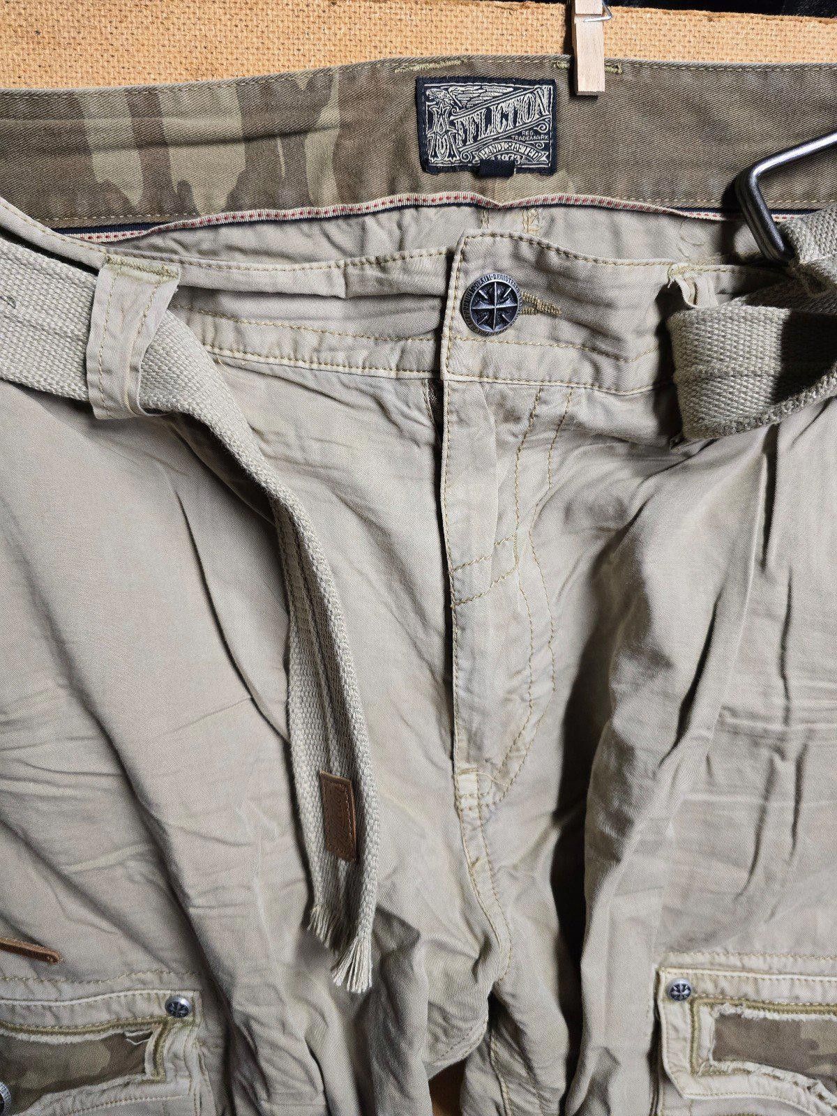 Affliction Affliction Men's Cargo Shorts 34" Waist w/Matching Belt Y2K Size US 34 / EU 50 - 5 Thumbnail