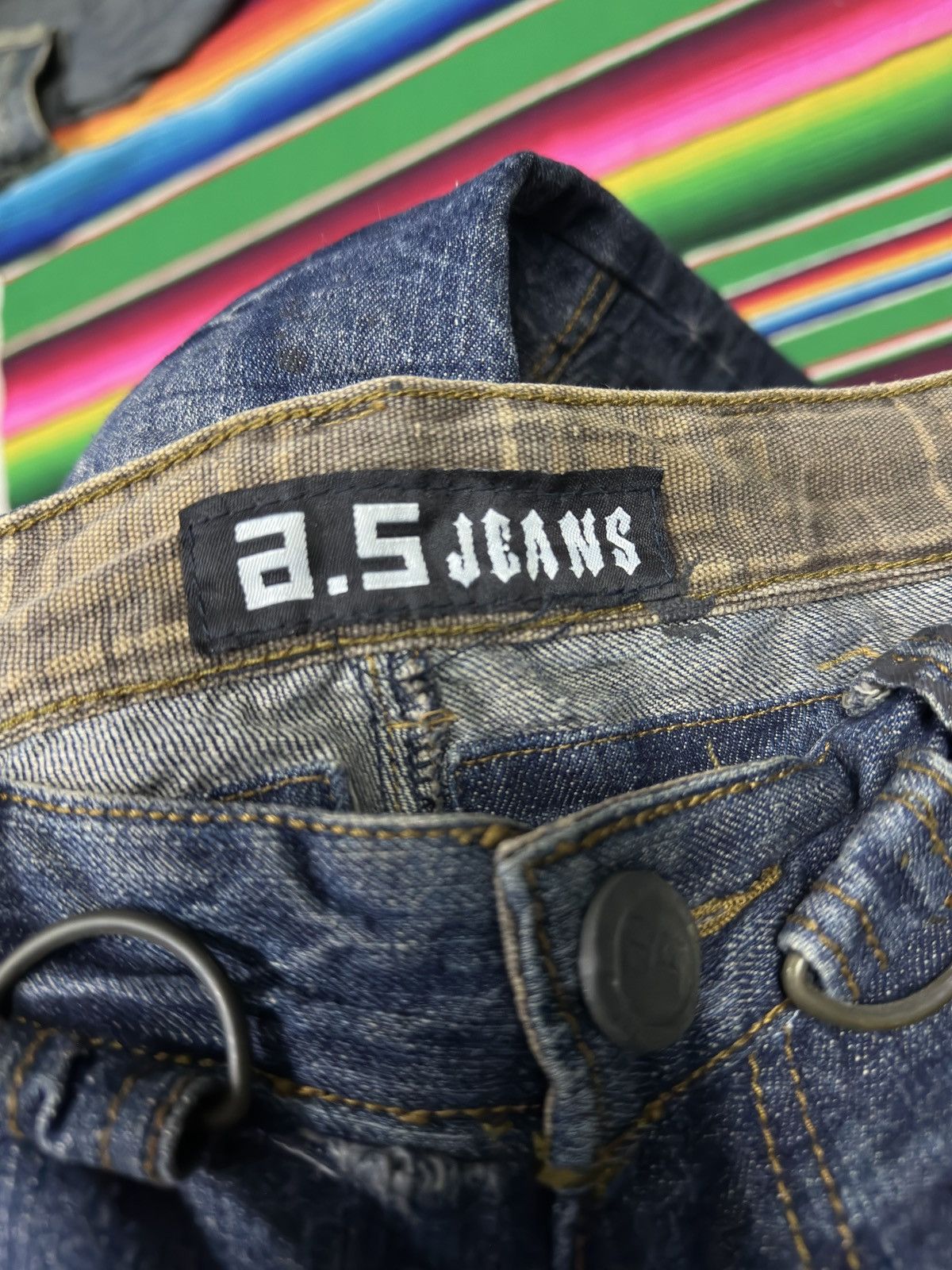If Six Was Nine CRAZY STYLE💥 Punk Fashion Aston Crazy Wash 💥 Size US 30 / EU 46 - 5 Thumbnail