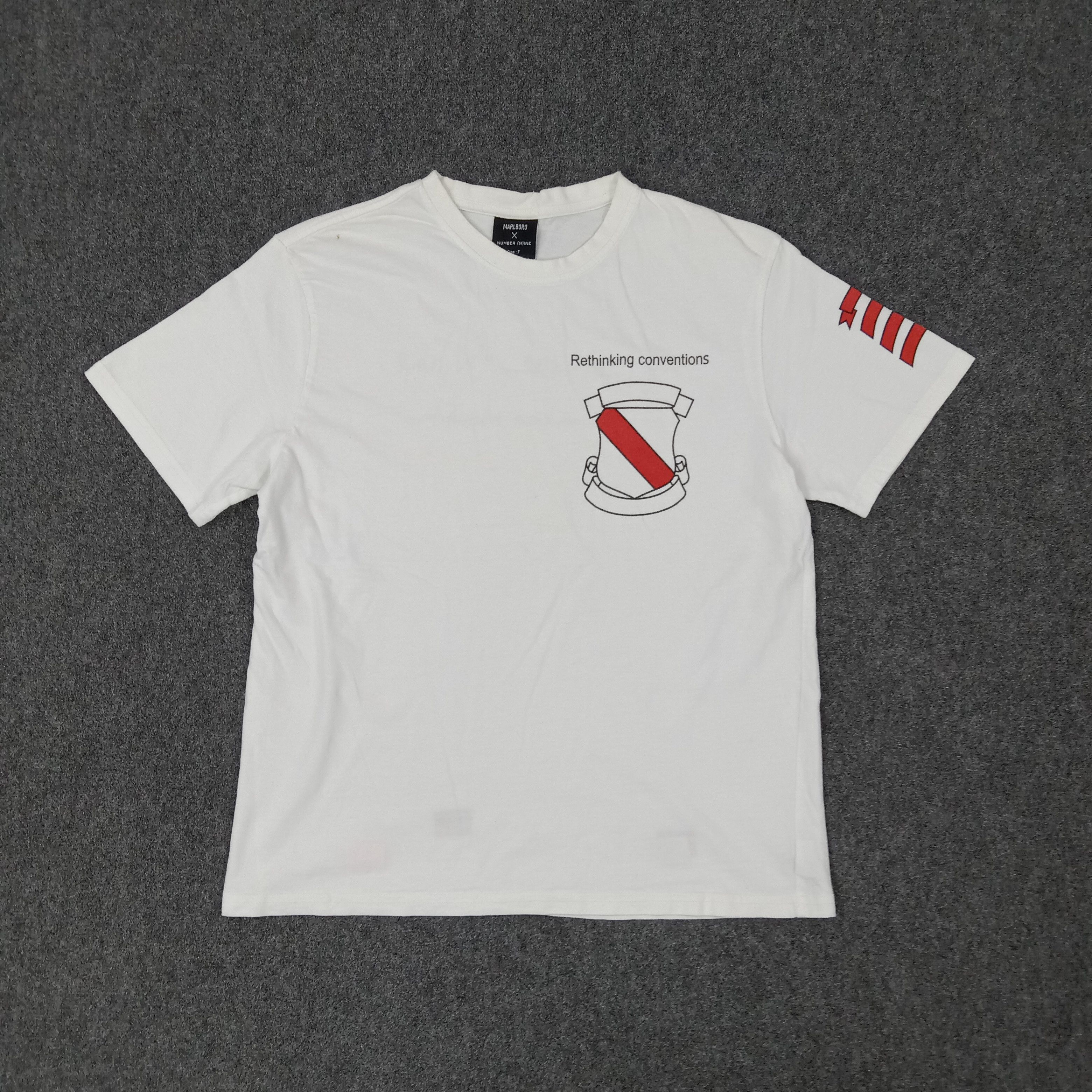 Marlboro × Number (N)ine × Vintage Number (N)ine X Marlboro Japanese Brand Tshirt Size US M / EU 48-50 / 2 - 4 Thumbnail