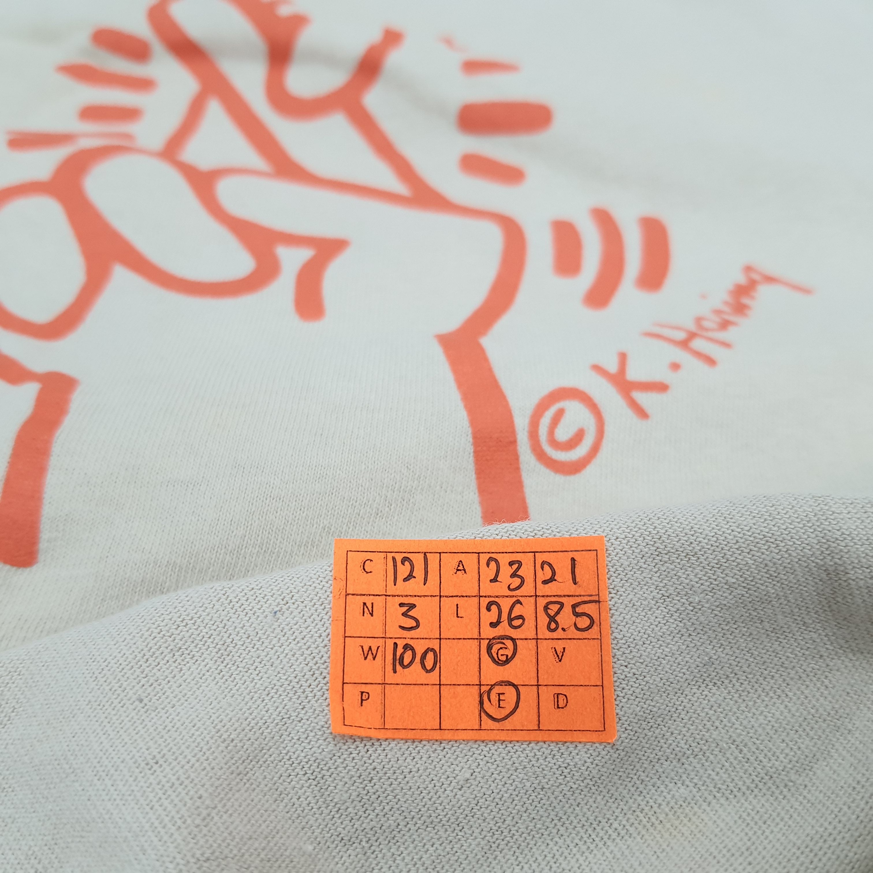 Japanese Brand × Keith Haring × Vintage Vintage Keith Haring Streetwear T-shirt Size US XL / EU 56 / 4 - 10 Thumbnail