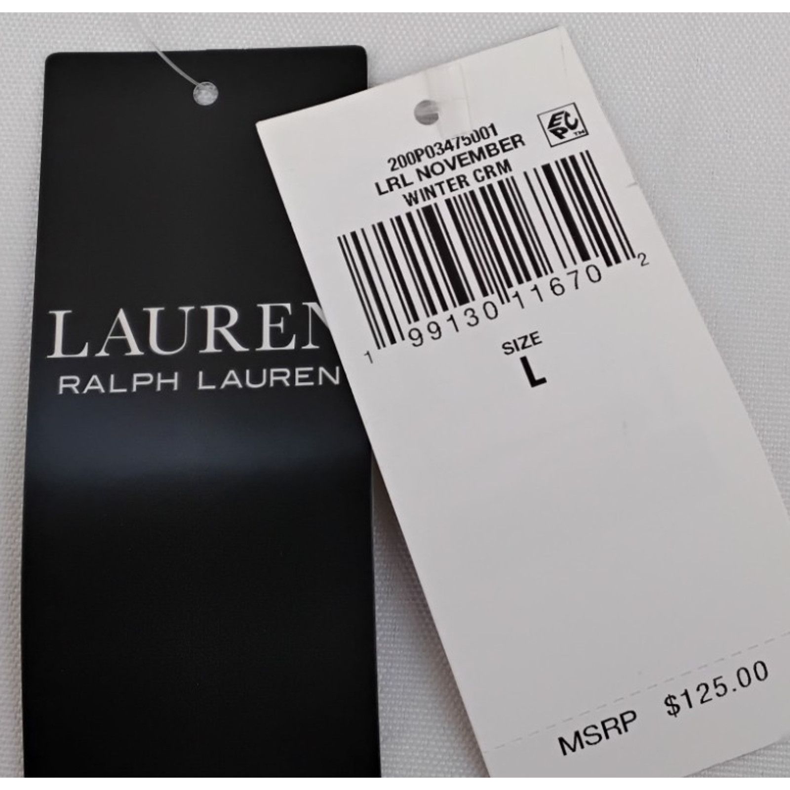 Ralph Lauren Ralph Lauren Women's Short Sleeve Sweater L Cream NWT Size XL / US 12-14 / IT 48-50 - 10 Thumbnail