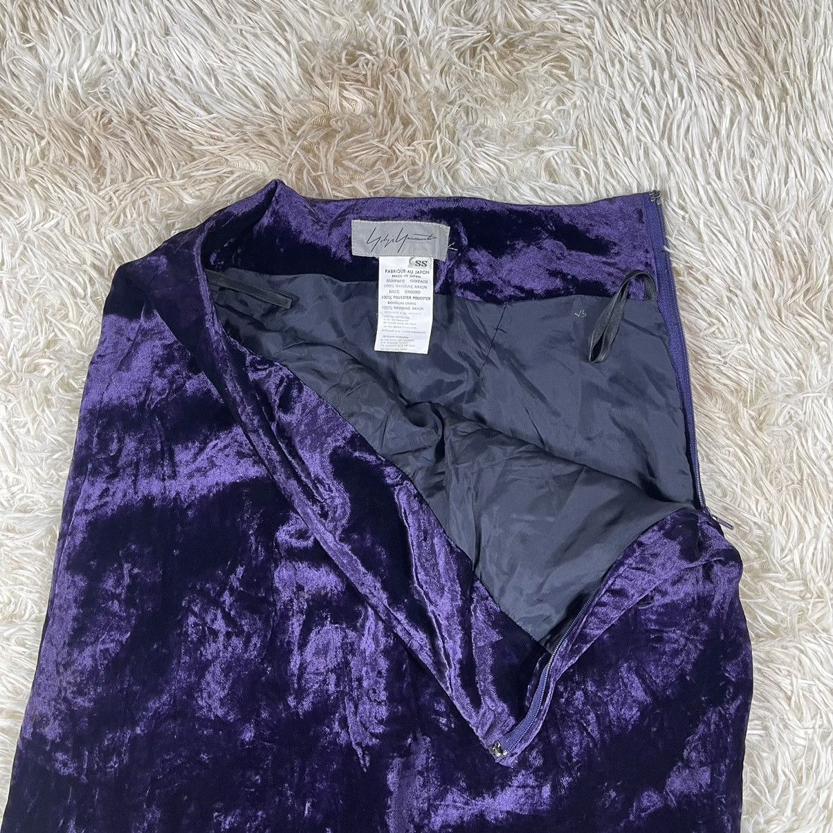 Yohji Yamamoto Yohji Yamamoto - Autumn/Winter 1992 - Velvet Skirt Size 26" / US 2 / IT 38 - 4 Thumbnail