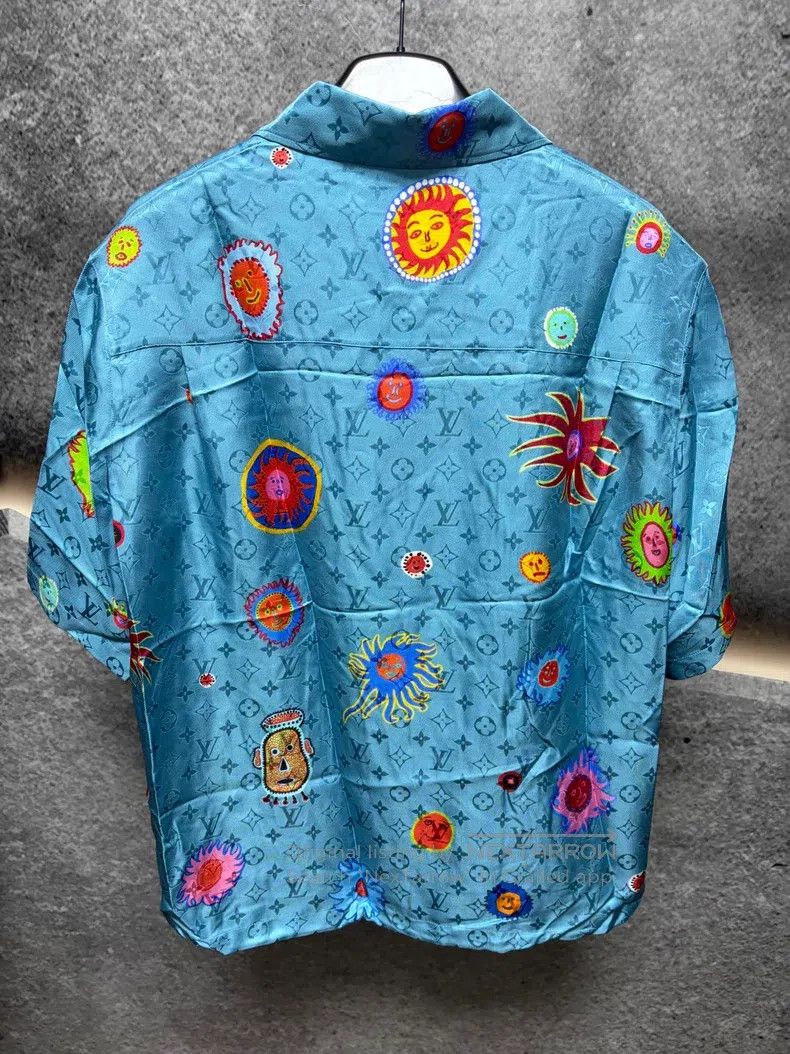Louis Vuitton Louis Vuitton Yayoi Kusama Co-branded Short Sleeve Shirt Size US XL / EU 56 / 4 - 2 Thumbnail