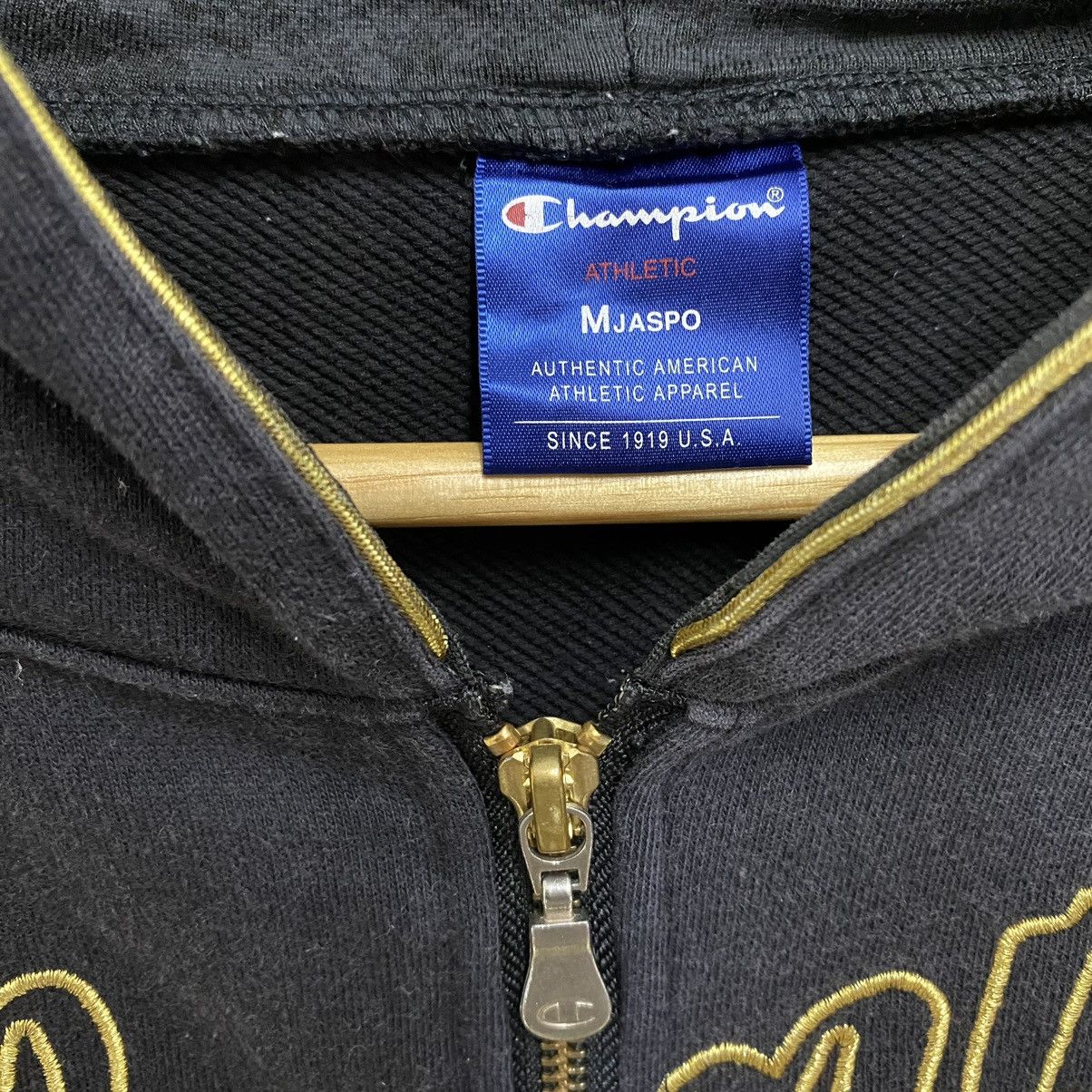 Champion × Japanese Brand Champion Big Logo Embroidered Fullzip Hoodies Size US M / EU 48-50 / 2 - 9 Thumbnail
