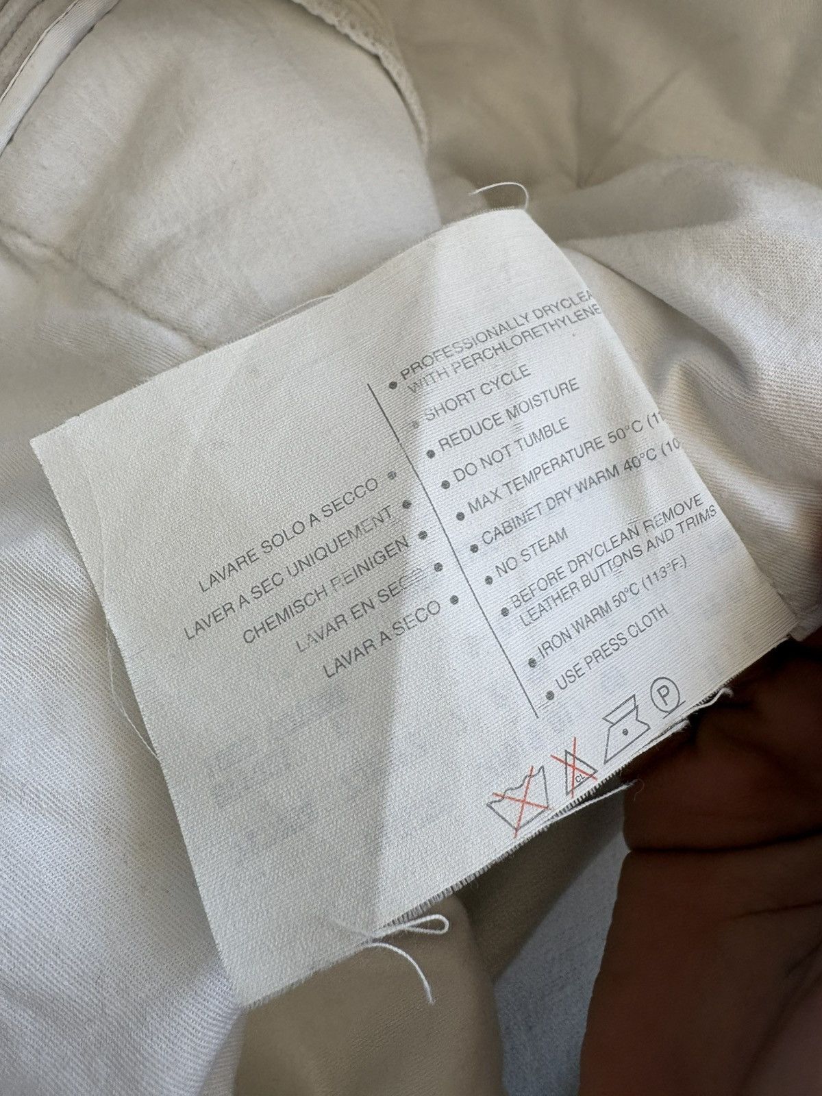 Gucci Gucci Off White Ivory Corduroy Pants Made in Italy 54 38x32 Size US 38 / EU 54 - 7 Thumbnail