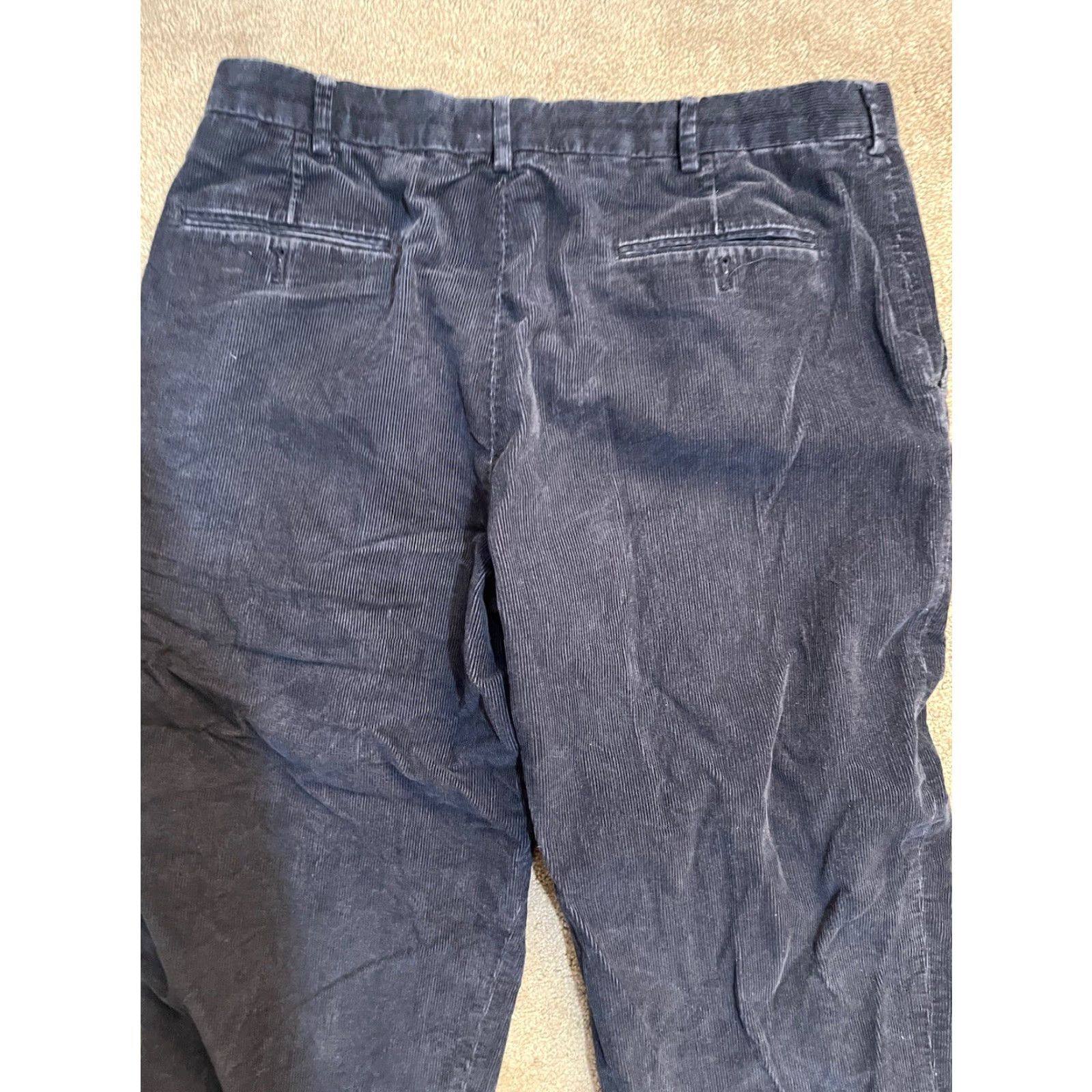Lands' End Lands End Corduroy Pants Mens 36 waist traditional fit Blue 36x28 Size US 36 / EU 52 - 5 Thumbnail