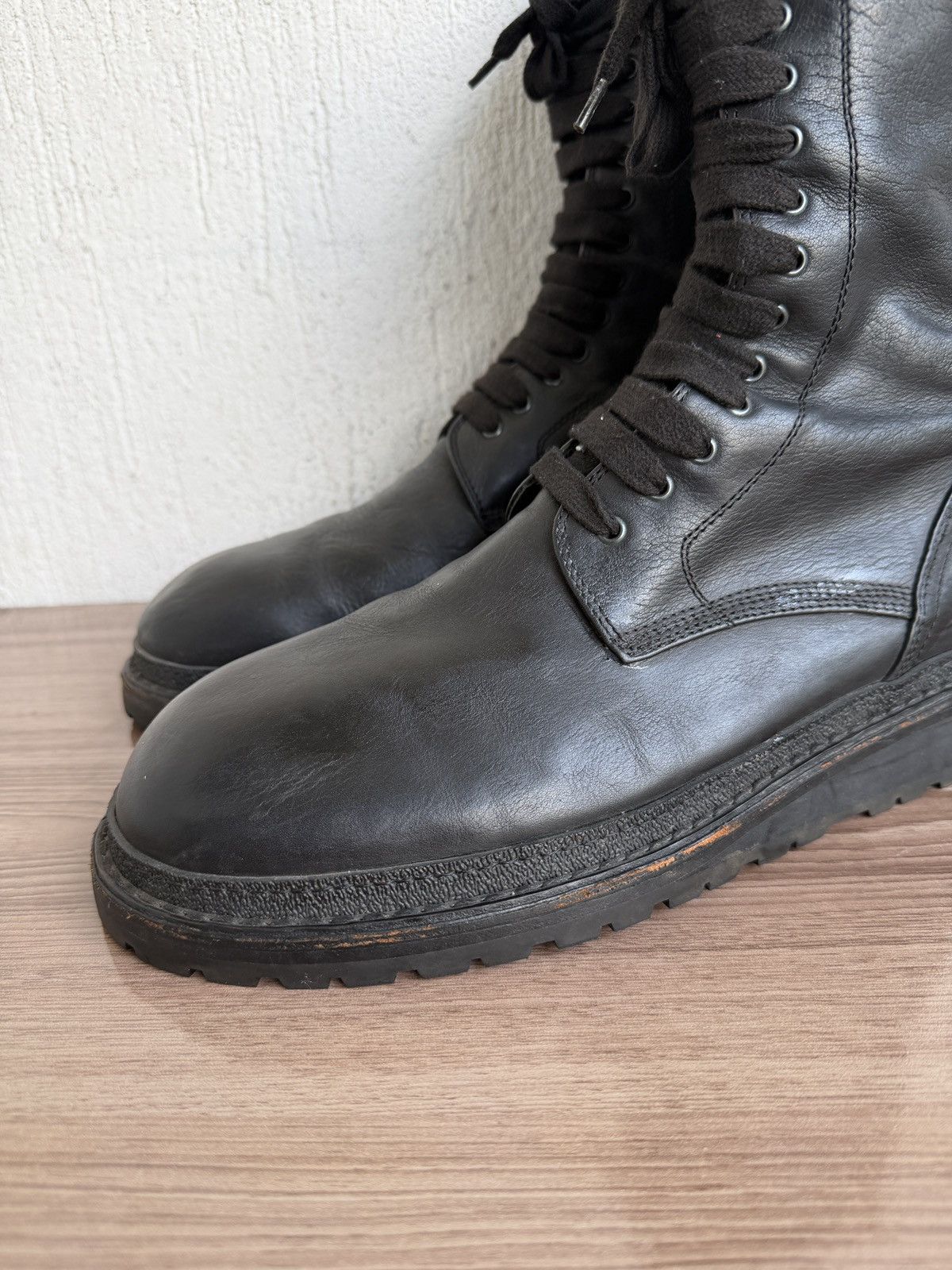 Ann Demeulemeester 🔥rare runaway combat boots Size US 11 / EU 44 - 2 Thumbnail