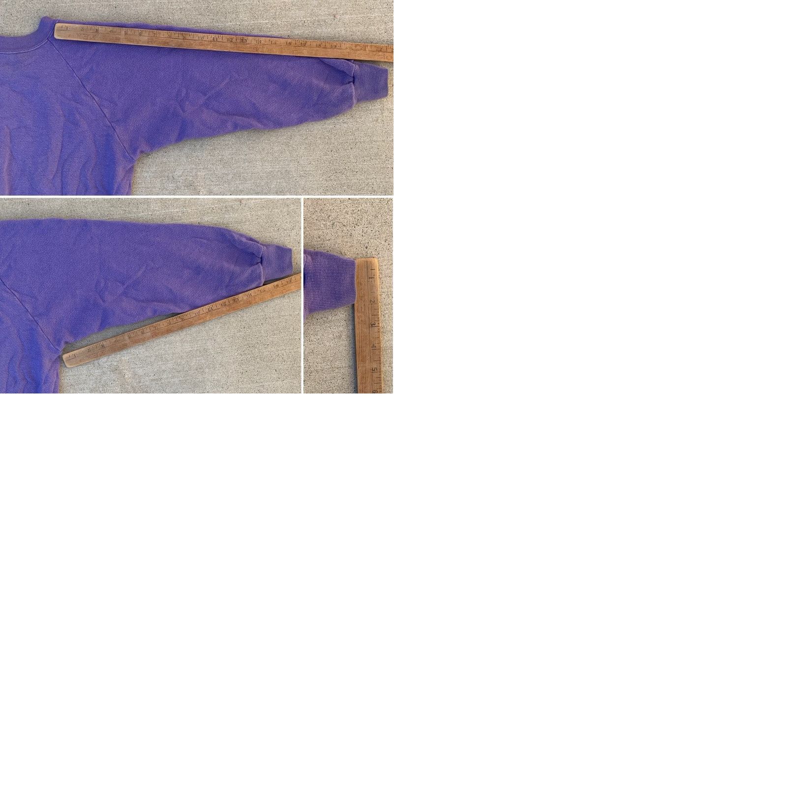 Tultex VINTAGE Tultex Sweatshirt Raglan Long Sleeve Pullover S Unisex Adults Purple Cotton Blend 50% Creslan 50% PULLOVER USA 1990s? Lavender Purple Soap? Size US S / EU 44-46 / 1 - 12 Thumbnail