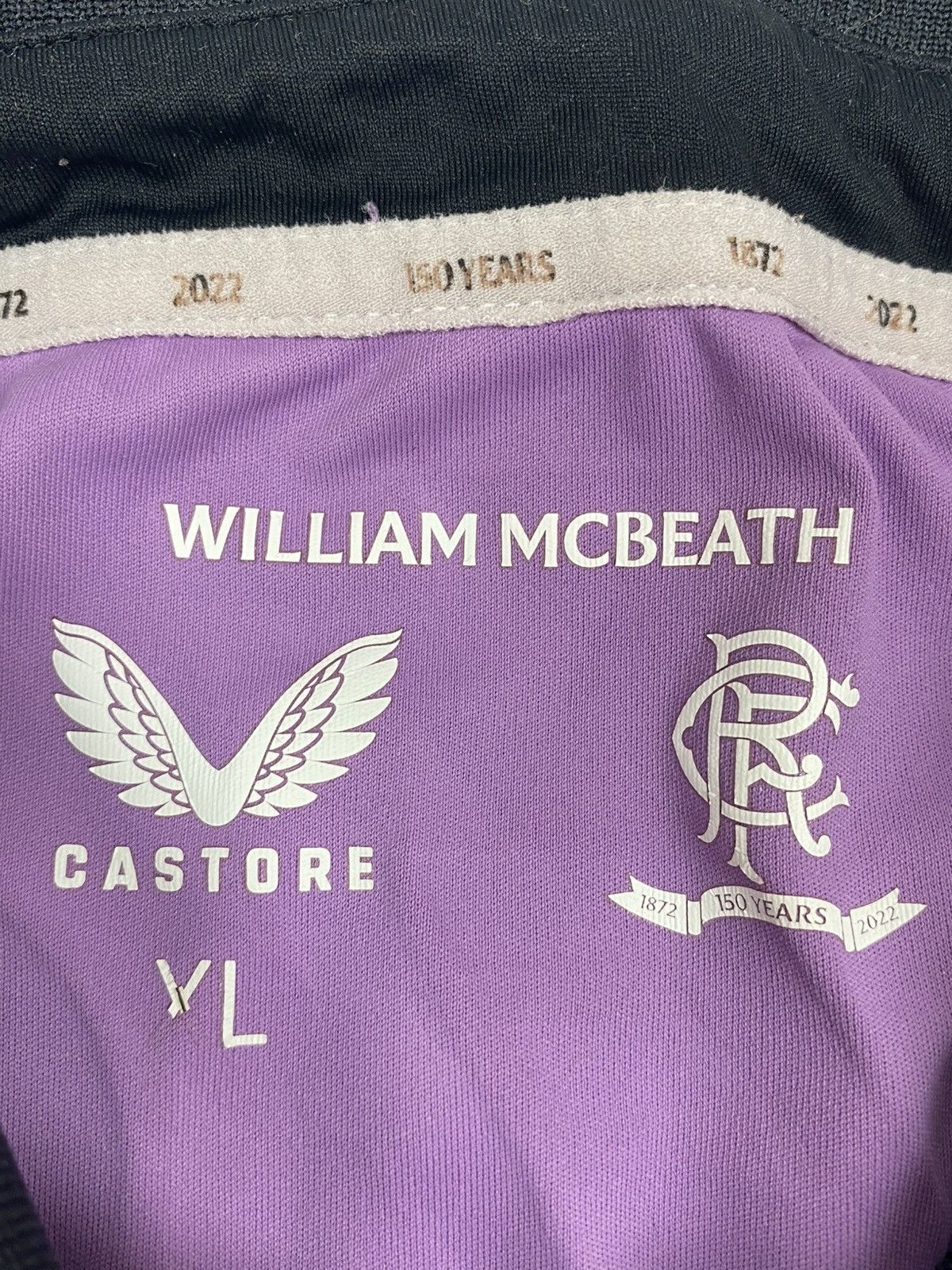 Vintage 2021-2022 Gastore FC Rangers Glasgow 3rd Away Jersey Size US XL / EU 56 / 4 - 6 Thumbnail