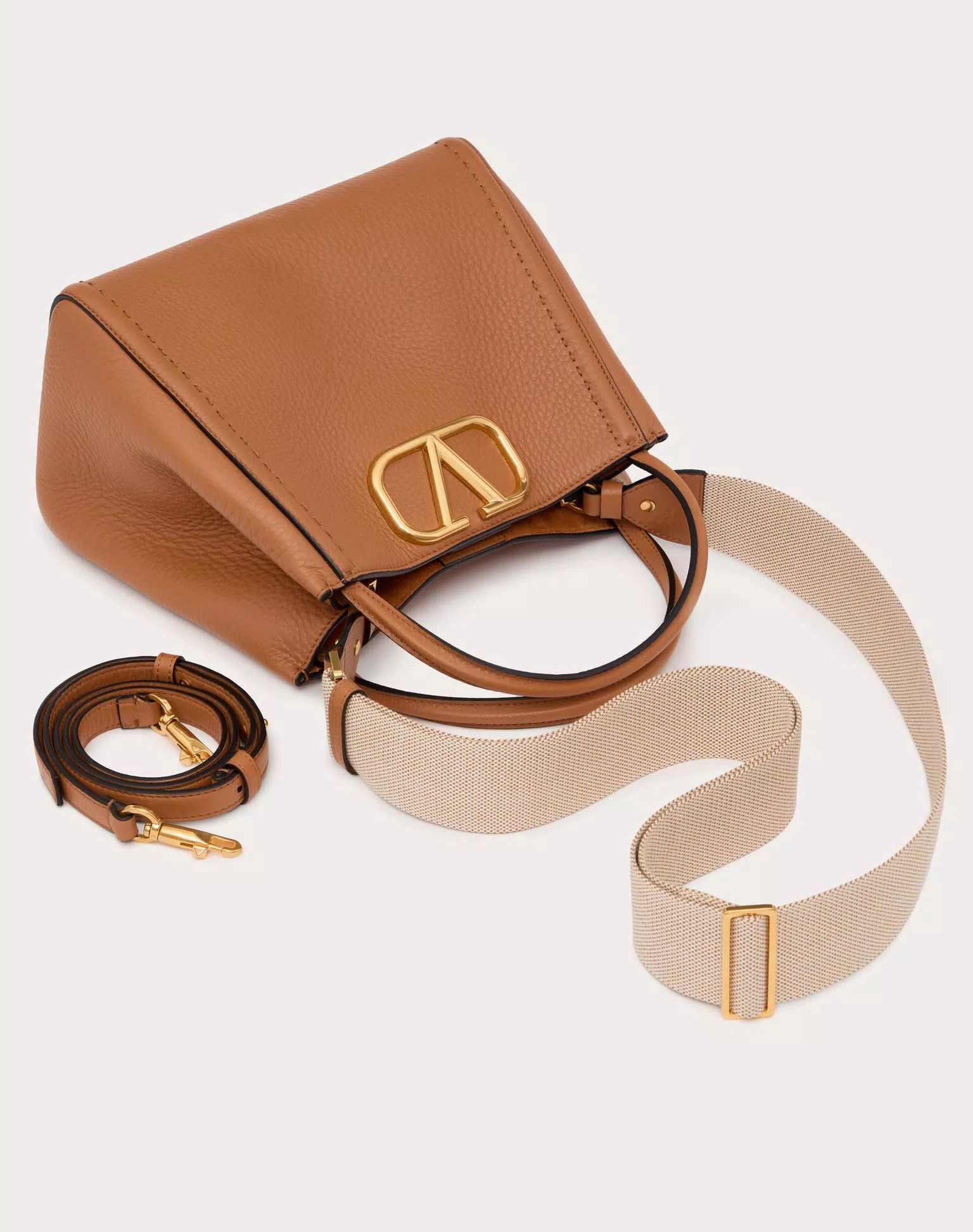 Valentino o1s22i1n0924 Size: OS / Alltime Purse Tote Handbag in Brown Size ONE SIZE - 6 Thumbnail
