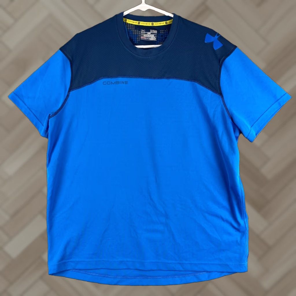 Under Armour Under Armour T-Shirt Adult XL Blue Lightweight Gym Casual Mens Graphic Tee Crew Neck Short Sleeve 40-33 Regular Logo Size US XL / EU 56 / 4 - 1 Thumbnail