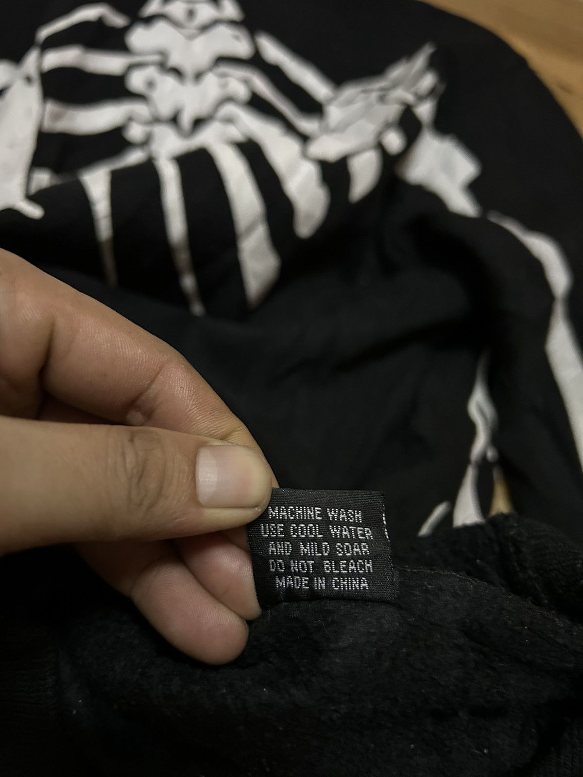 If Six Was Nine Y2k SKELETON FULL ZIPPER HOODIE RARE🔥🔥 Size US M / EU 48-50 / 2 - 8 Thumbnail