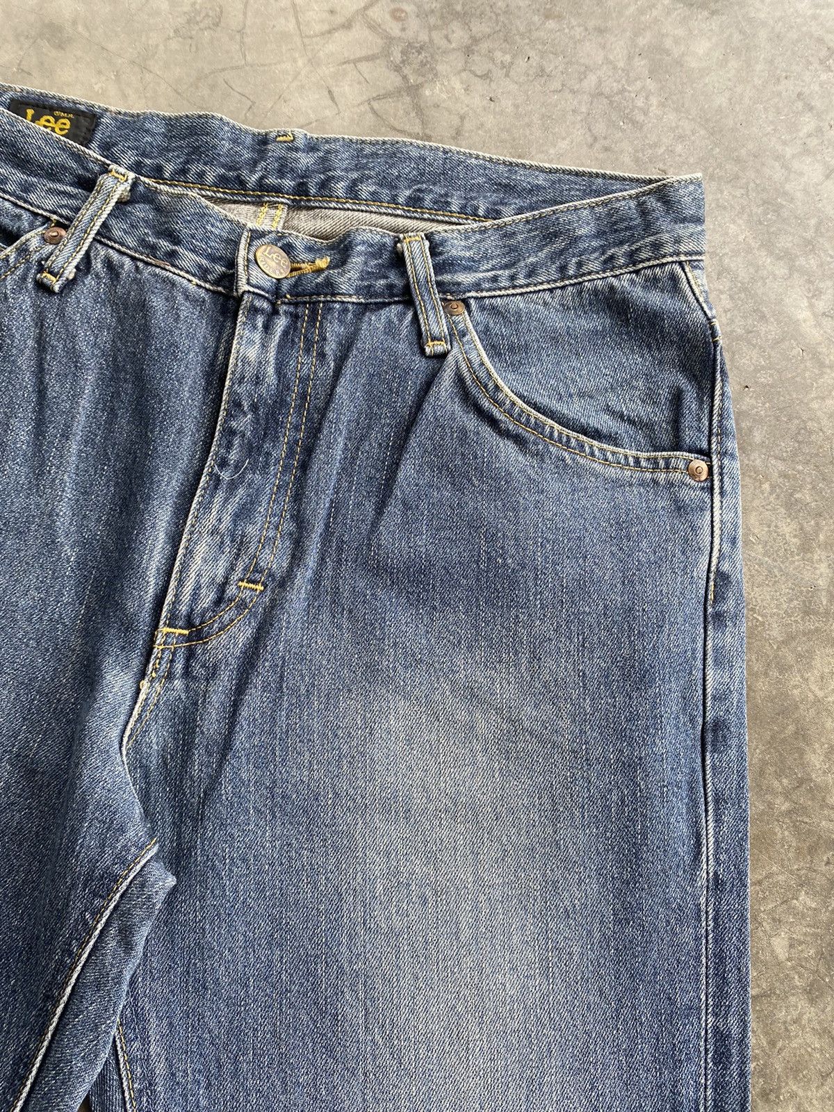 Lee Flare Jeans Japanese Lee Rider Distressed Blue 231 Size US 32 / EU 48 - 7 Thumbnail