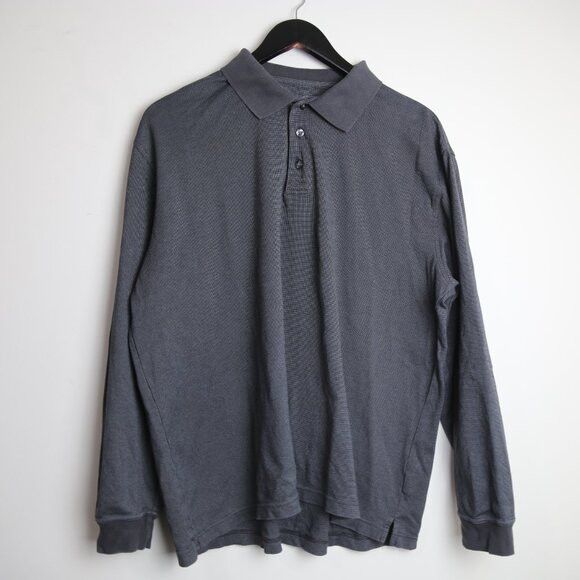 Vintage Vintage VanHeusen-Studio Men's Collared Long Sleeve Size US L / EU 52-54 / 3 - 1 Thumbnail