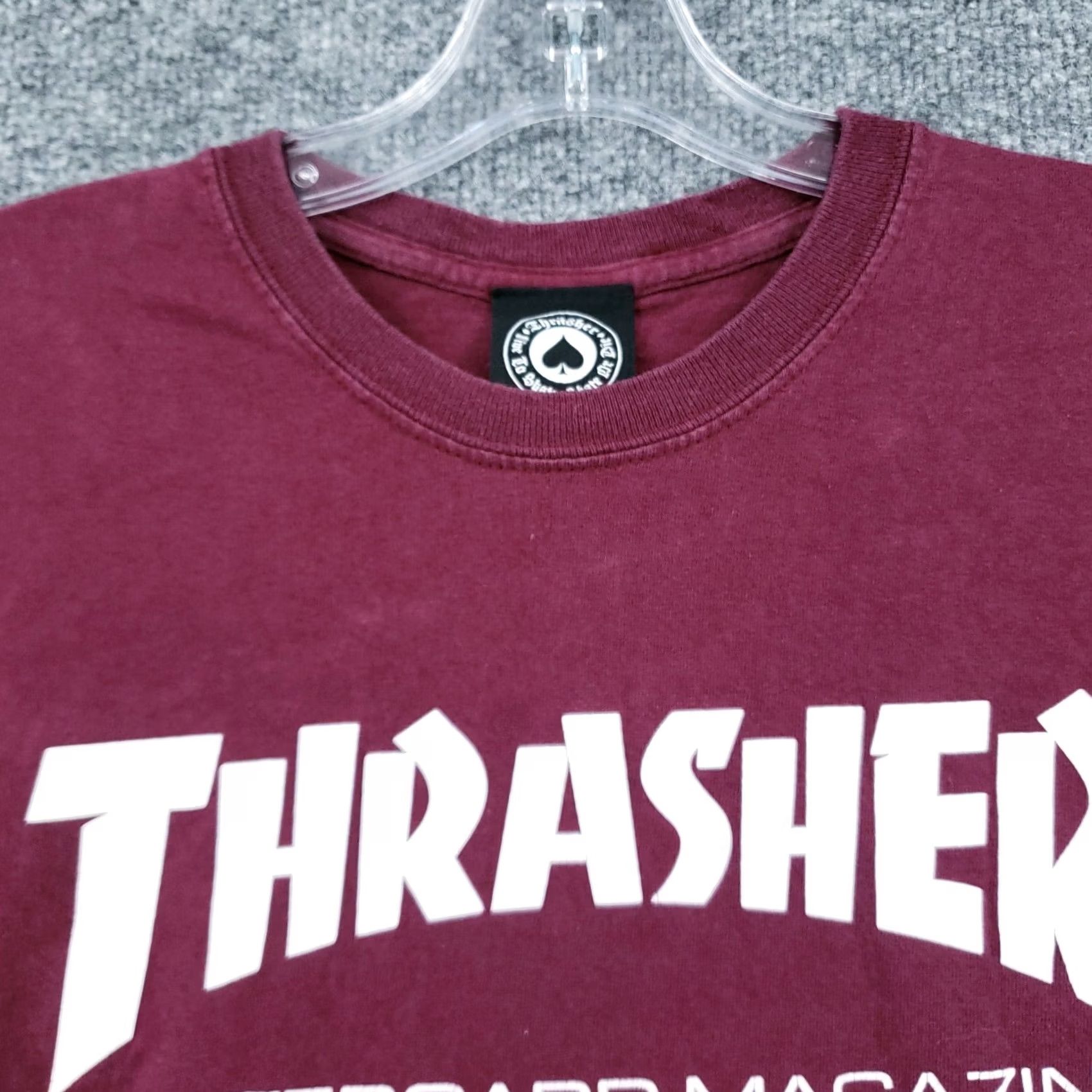 Thrasher Trasher T-Shirt Mens M Red Cotton Short Sleeve Logo Skateboard Size US M / EU 48-50 / 2 - 5 Thumbnail