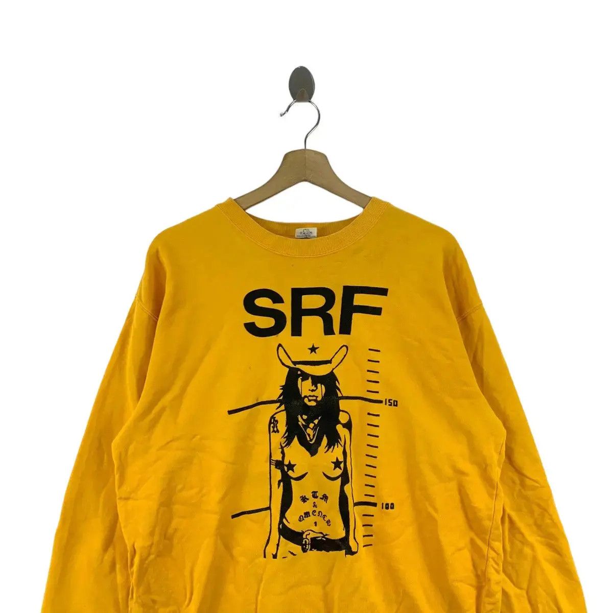 SRF JAPAN NUDE GIRL HYSTERIC Punk Rebel Sweatshirt Sweater