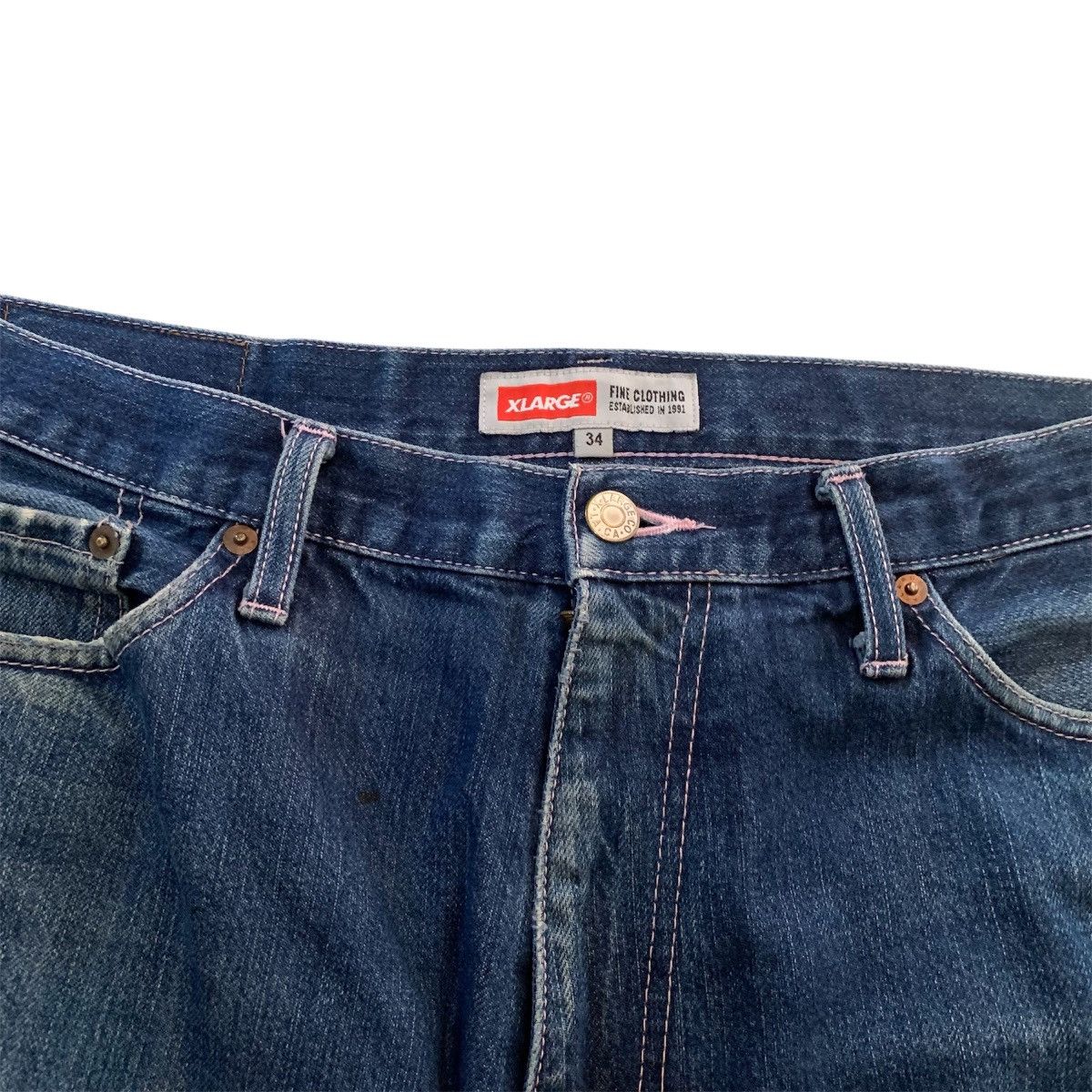 Japanese Brand × Xlarge X large selvedge jeans Size US 34 / EU 50 - 3 Thumbnail