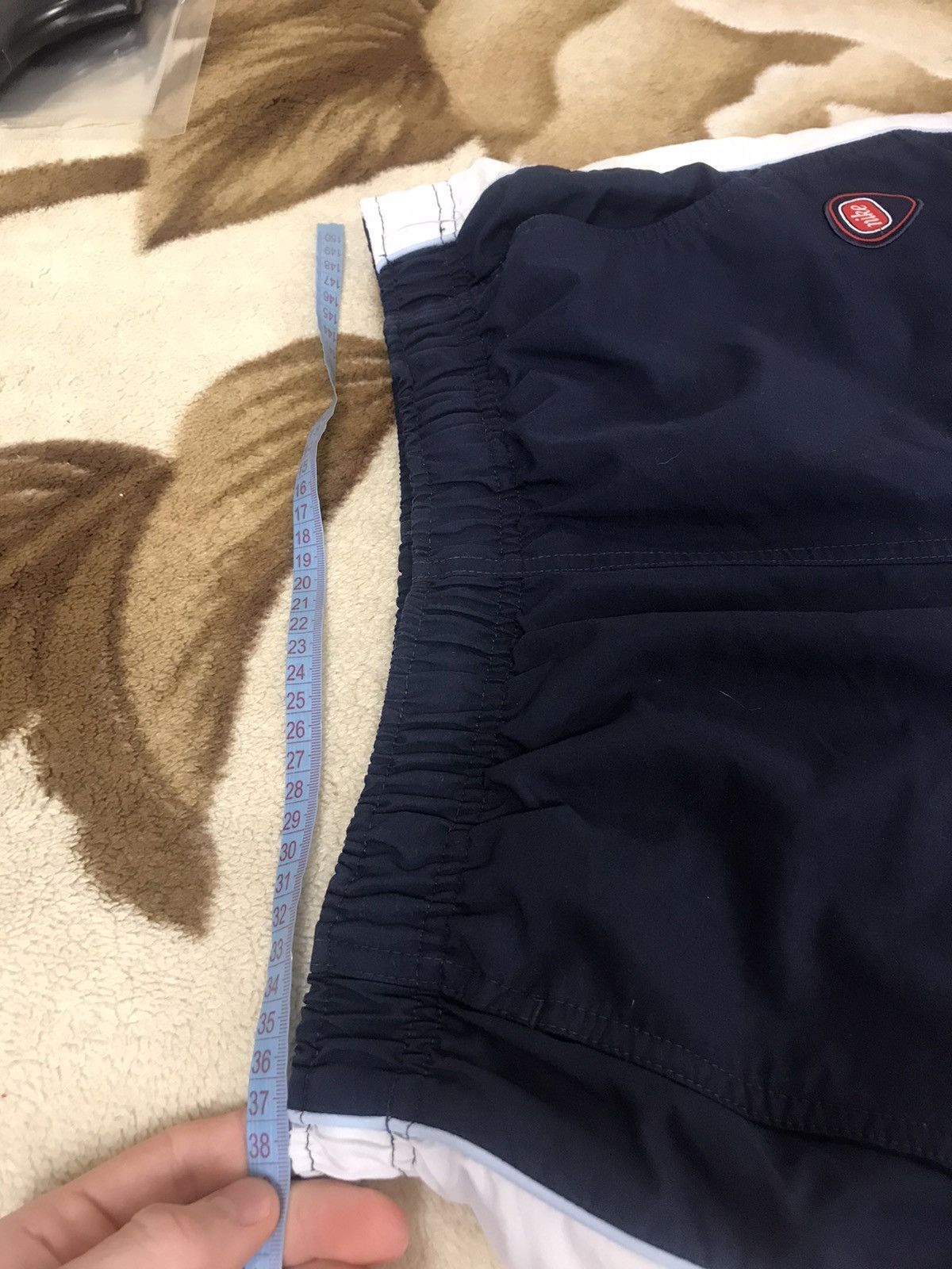 Vintage 🔥 90s NIKE DRILL SHORTS Rare Y2K Logo Japan Style Court Size US 32 / EU 48 - 7 Thumbnail